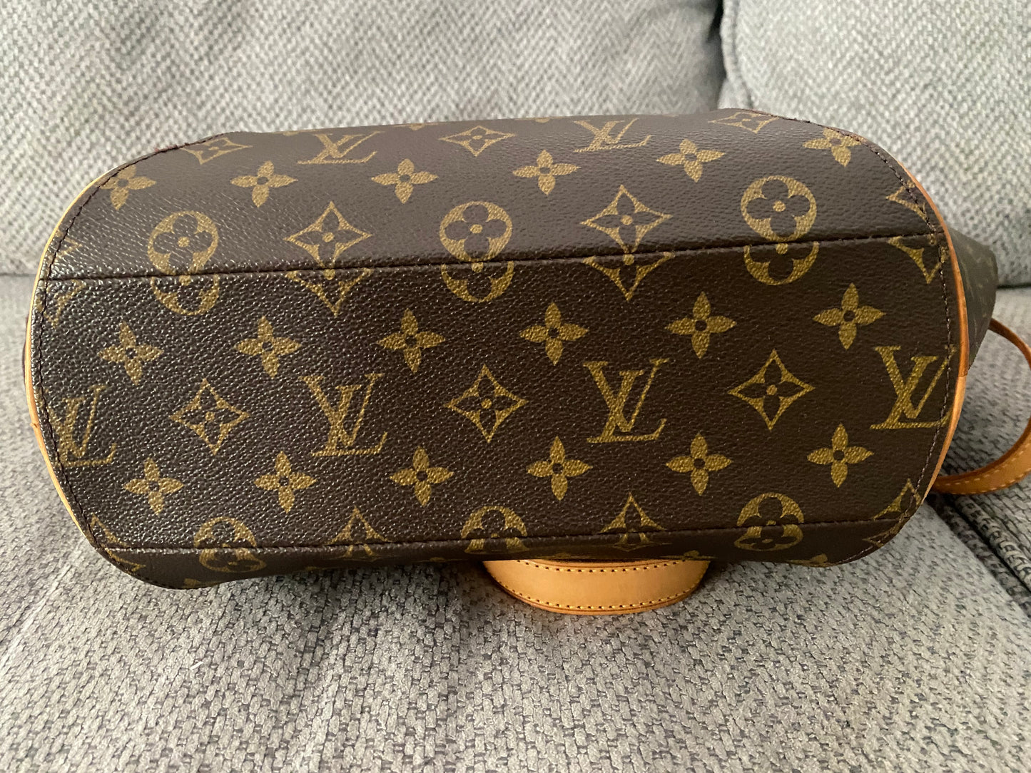 Louis Vuitton Ellipse GM Shoulder Bag Brown Canvas