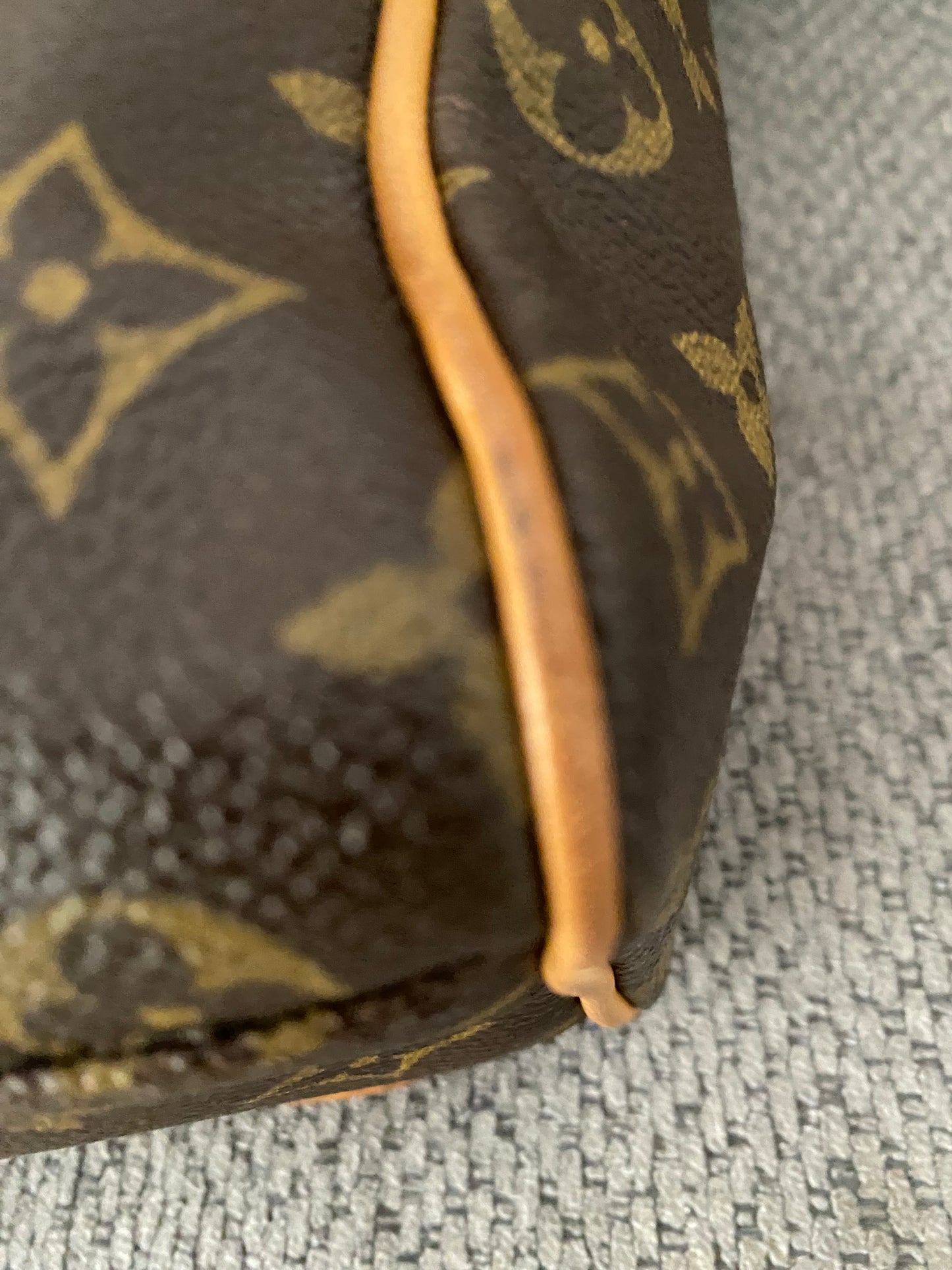 Louis Vuitton Abbesses Messenger Laptop Bag Brown Monogram Canvas