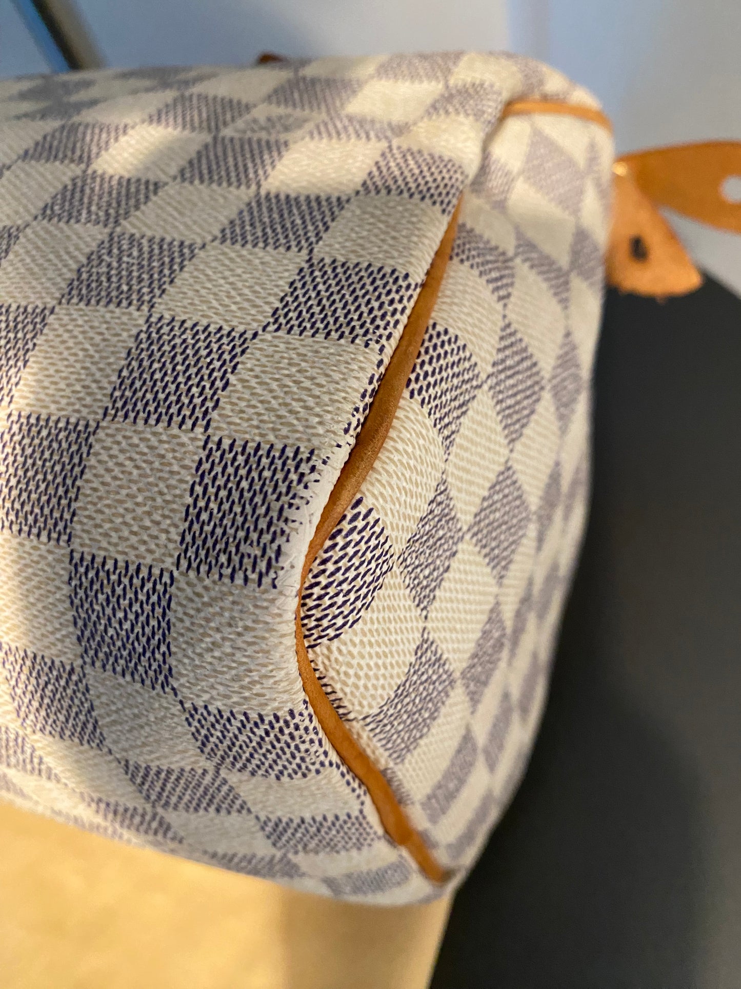 Louis Vuitton Speedy 25 Azur Duffle Mini Handbag