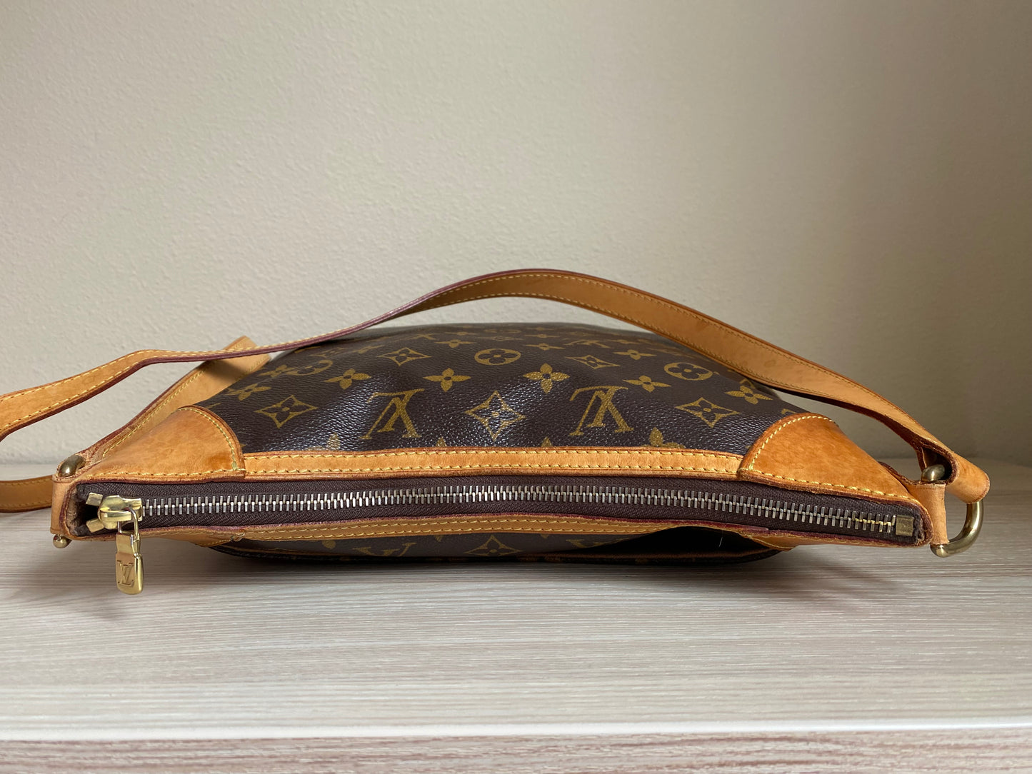 Louis Vuitton Odeon Shoulder Bag PM Brown Canvas