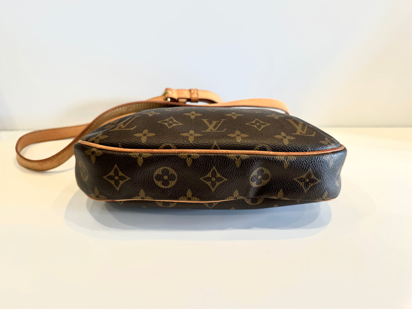 Louis Vuitton Odeon Shoulder Bag PM Brown Canvas