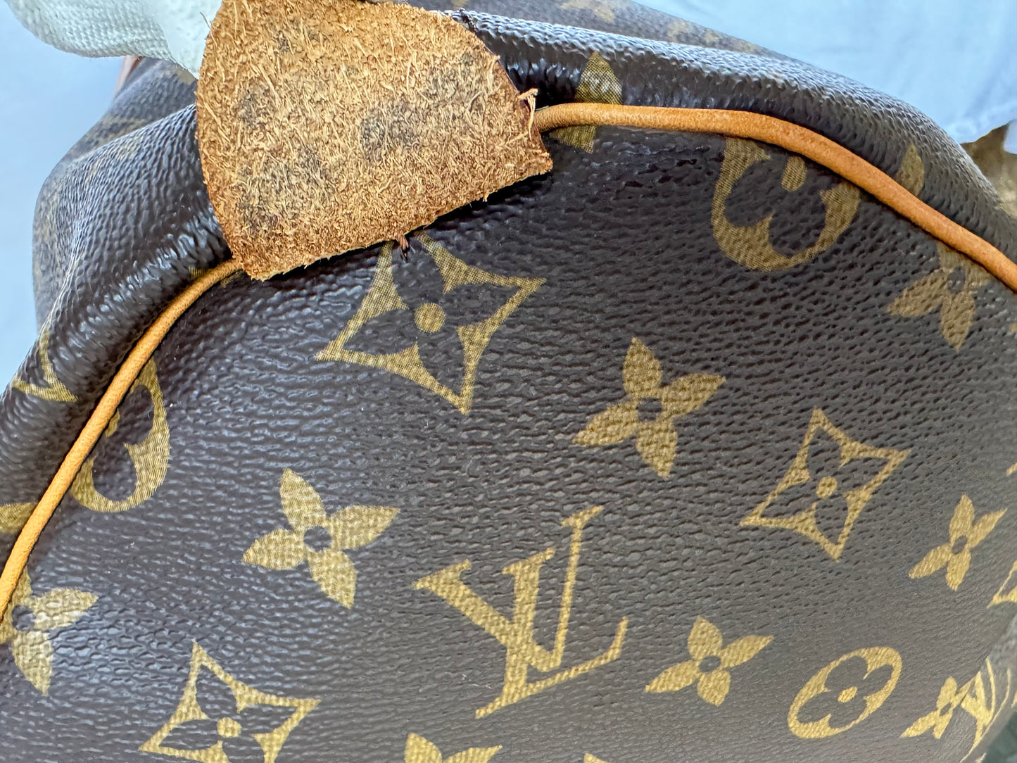 Louis Vuitton Keepall 50 Boston Duffle Travel Carry-On Bag Brown Monogram Canvas