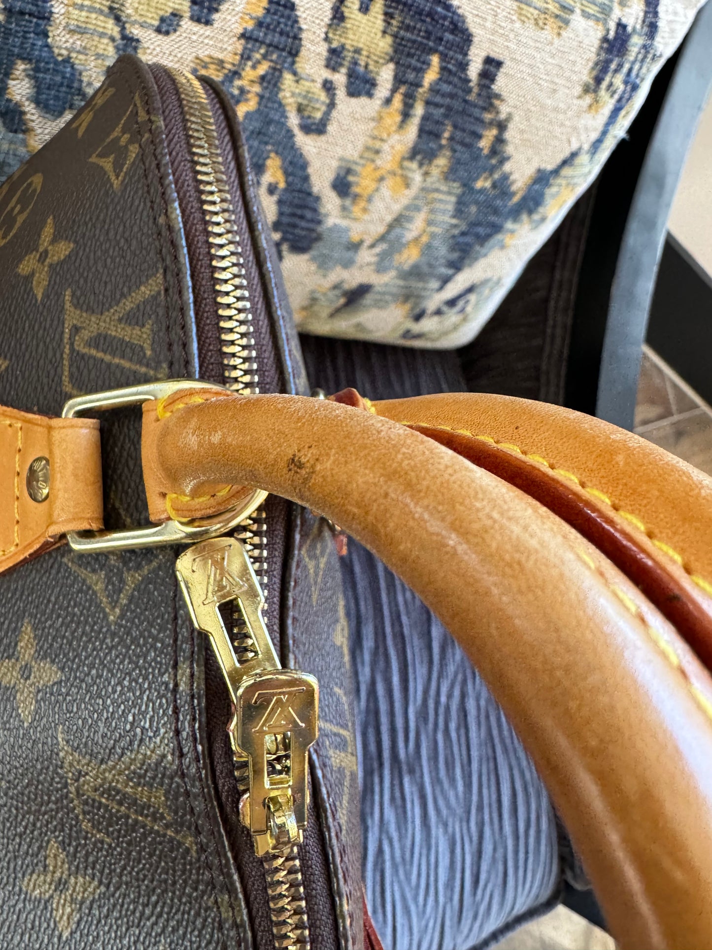 Louis Vuitton Alma PM Hand Bag Brown Monogram Canvas