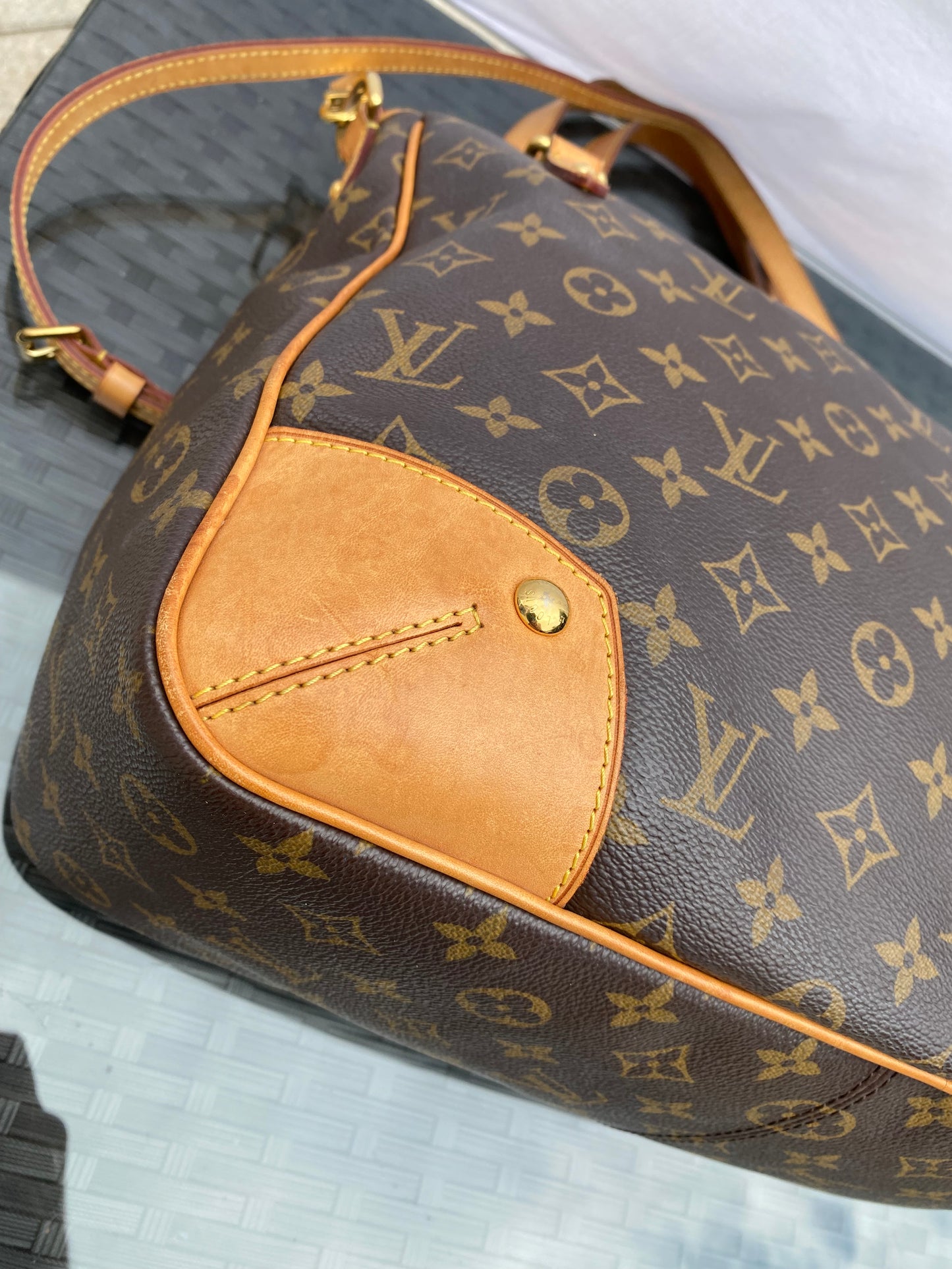 Louis Vuitton Estrela Shoulder Bag MM Brown Monogram Canvas