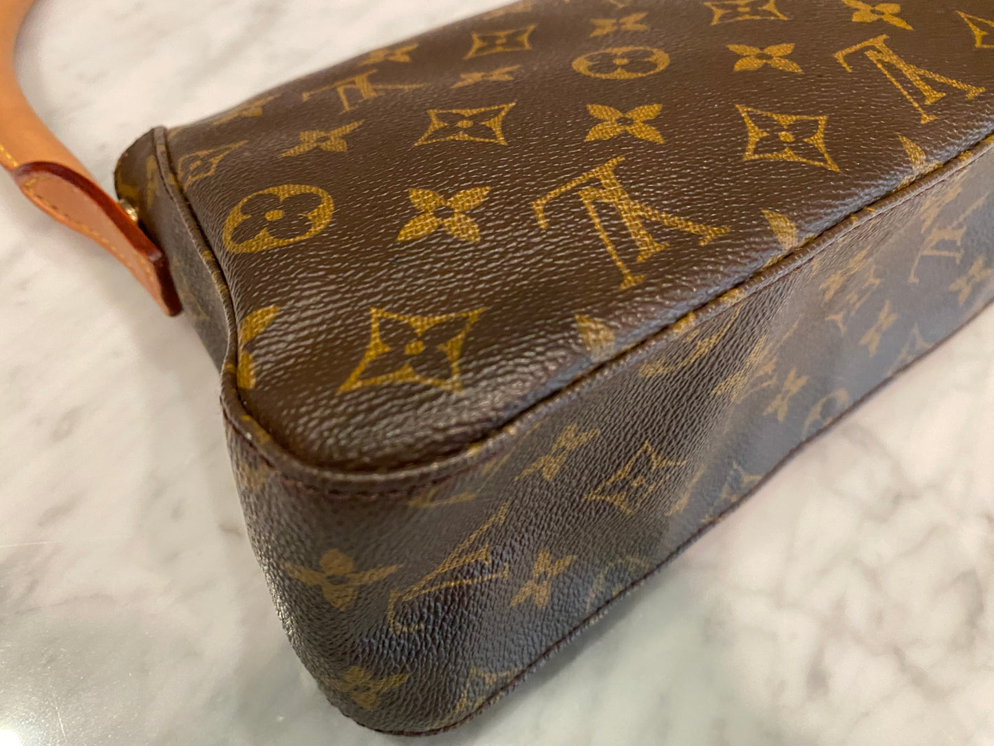 Louis Vuitton LV Shoulder Bag Mini Looping Brown Monogram