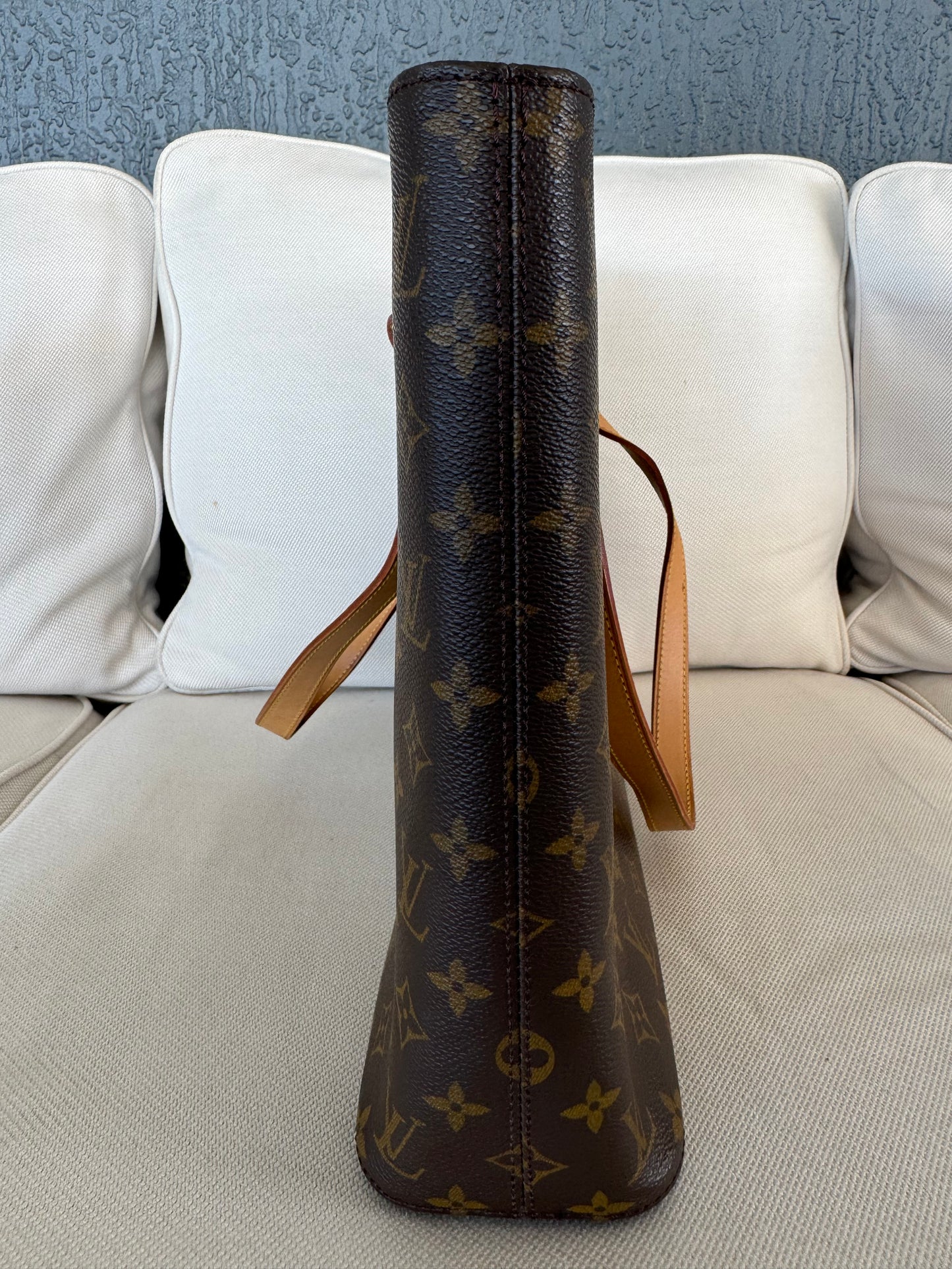 Louis Vuitton Luco Tote Brown Leather