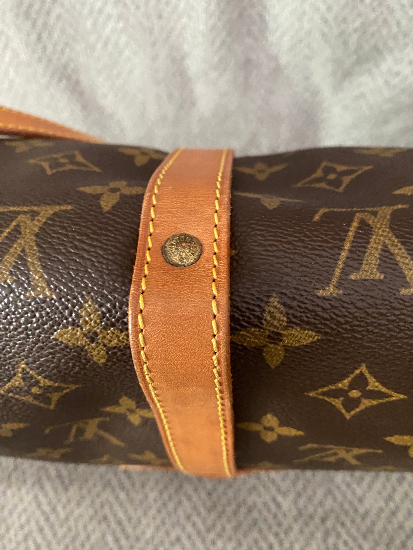 Louis Vuitton Saumur Shoulder Bag 30 Brown Monogram Canvas