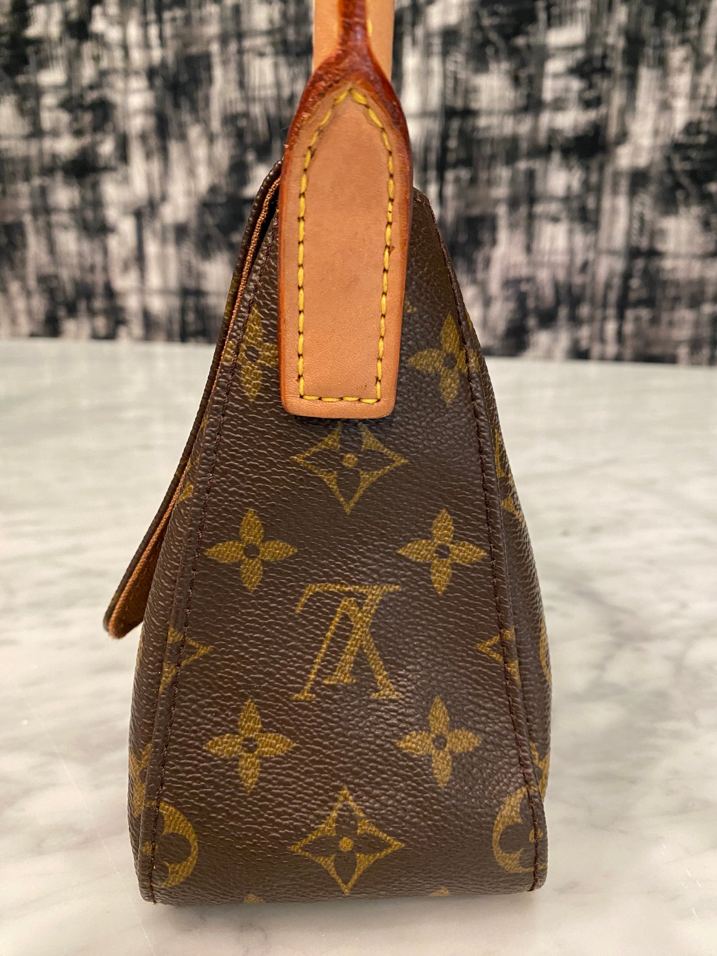Louis Vuitton LV Shoulder Bag Mini Looping Brown Monogram