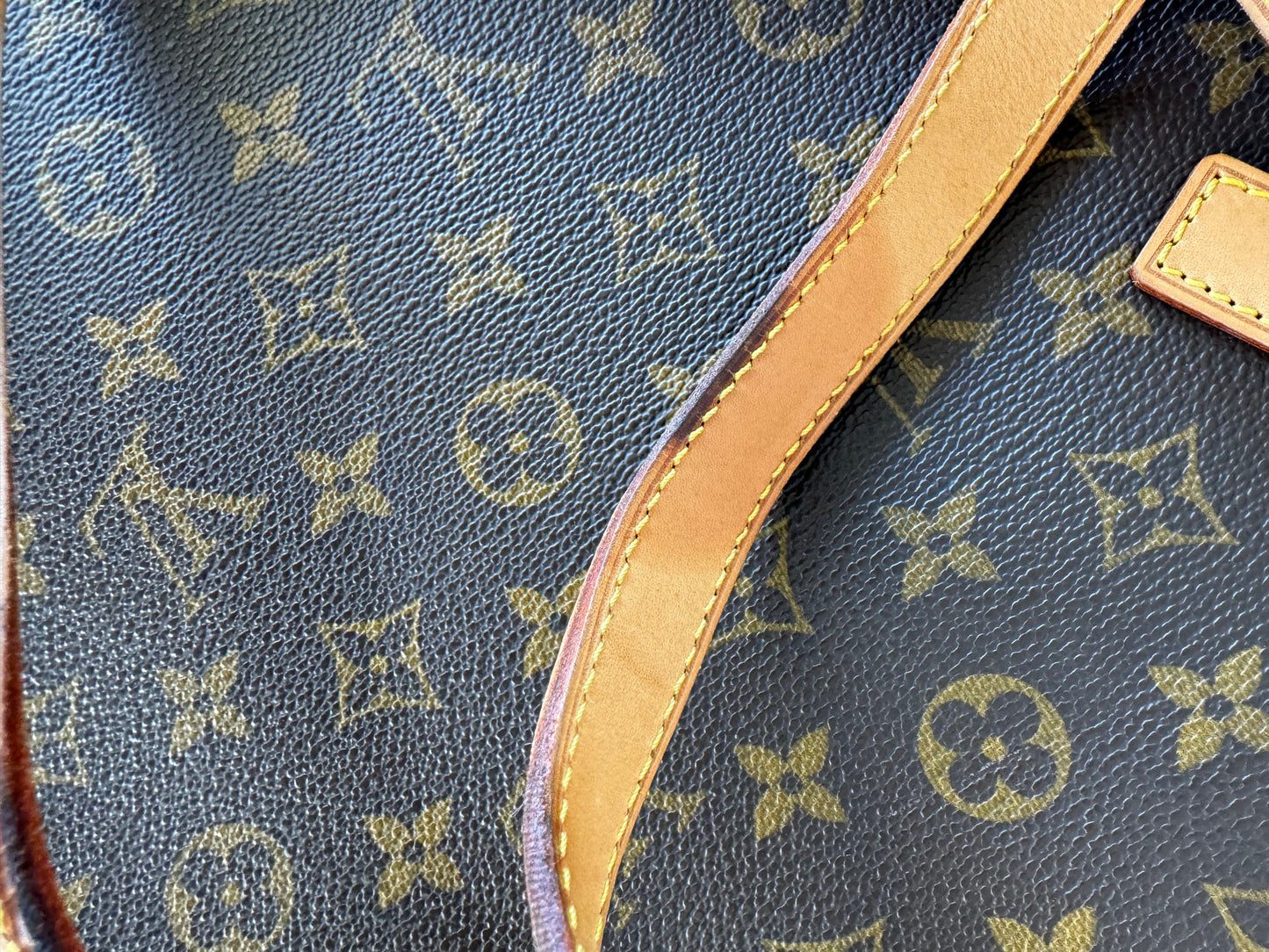 Louis Vuitton Luco Tote Brown Leather