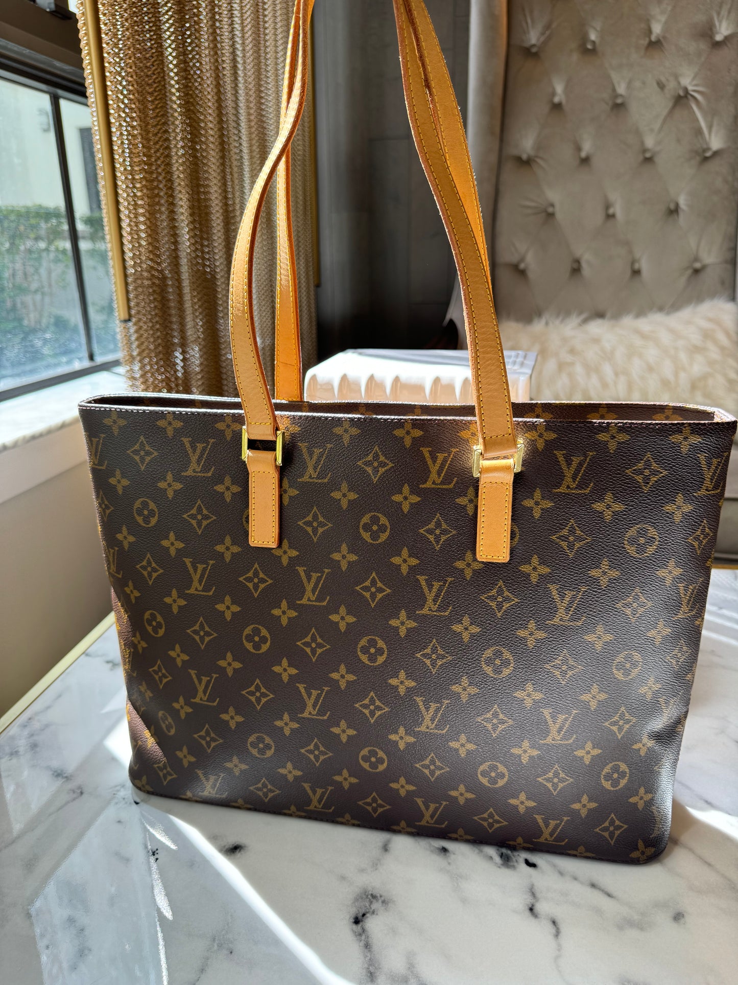 Louis Vuitton Luco Tote Bag Monogram Canvas
