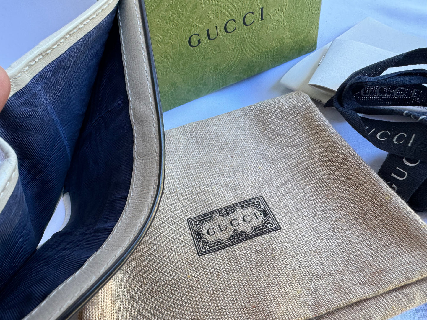 Gucci Jackie 1961 GG Card Case Bifold Wallet