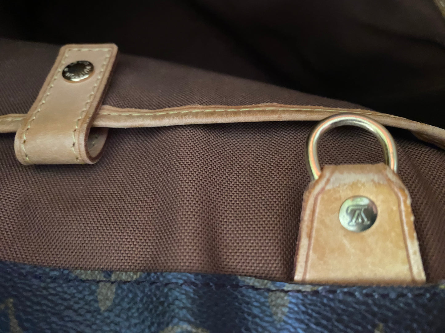 Louis Vuitton Vavin Shoulder Bag GM Brown Canvas