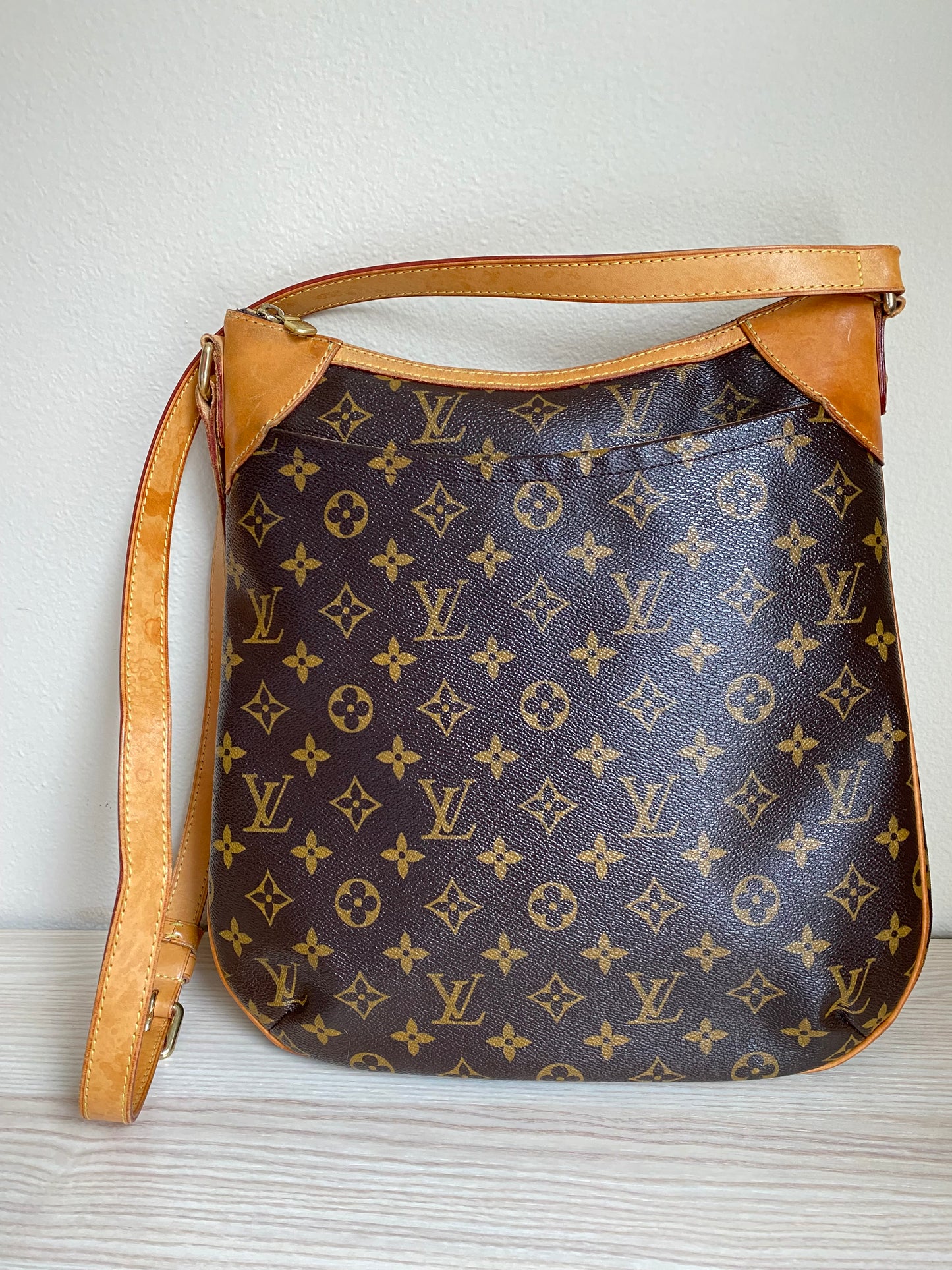 Louis Vuitton Odeon Shoulder Bag PM Brown Canvas