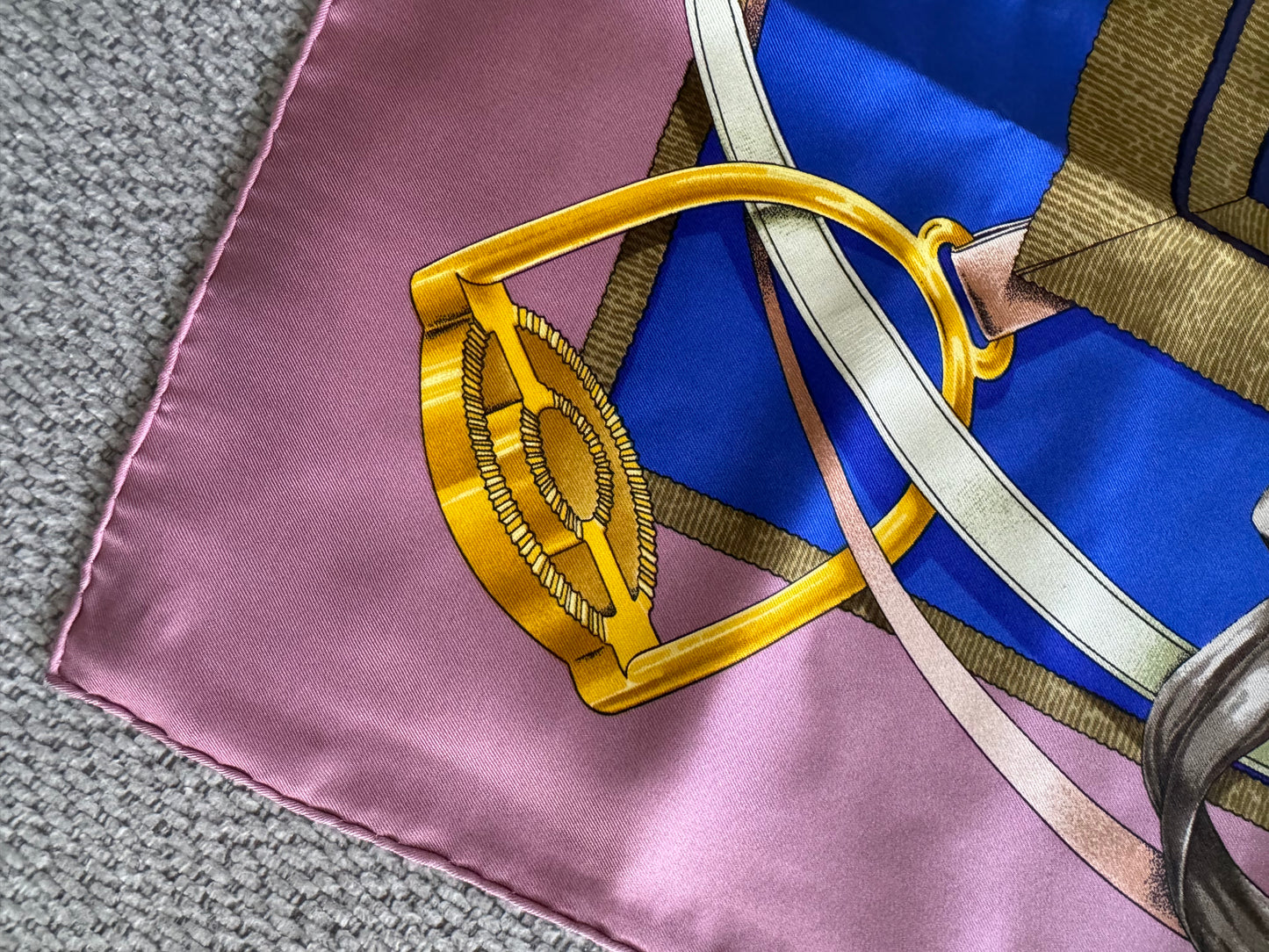 Grand Manege HERMES Scarf by Henry D'Origny 90cm 100% Silk