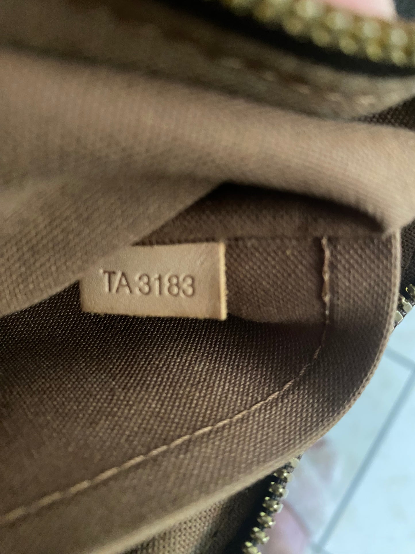 Louis Vuitton Palermo Shoulder Bag PM Brown Monogram