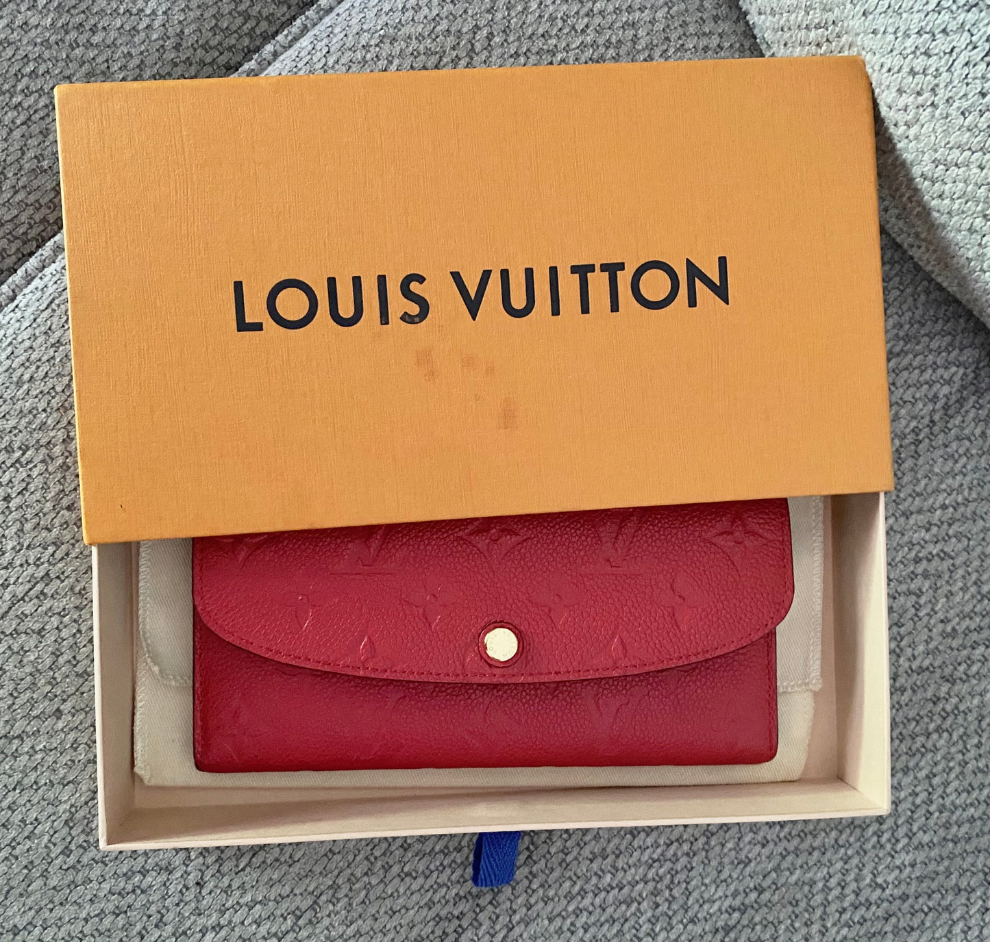 Louis Vuitton Monogram Empreinte Emily Long Bifold Wallet
