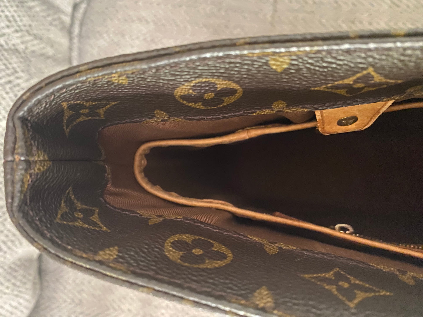 Louis Vuitton Vavin Shoulder Bag GM Brown Canvas