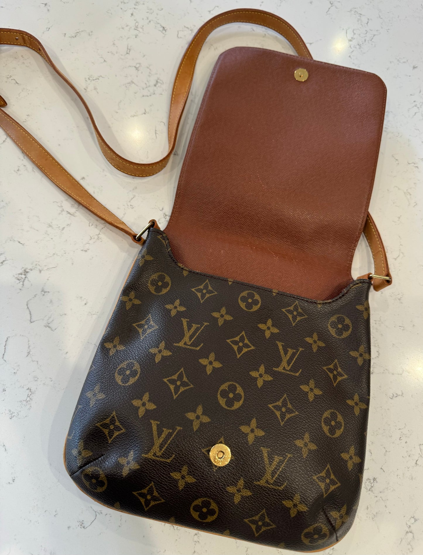 Louis Vuitton Musette Salsa PM Long Crossbody Monogram Canvas
