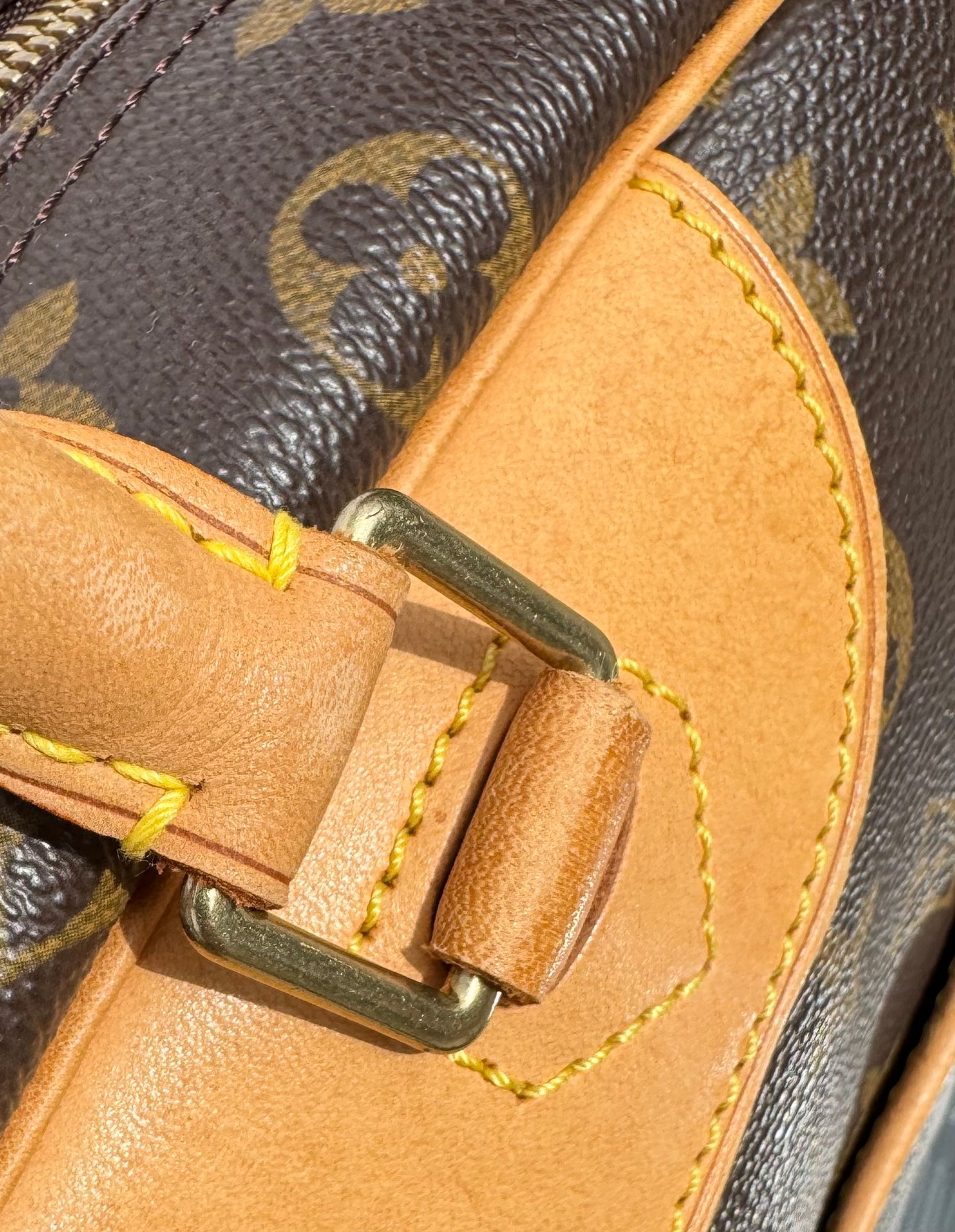 Louis Vuitton Deauville Bowling Vanity Brown Monogram Canvas