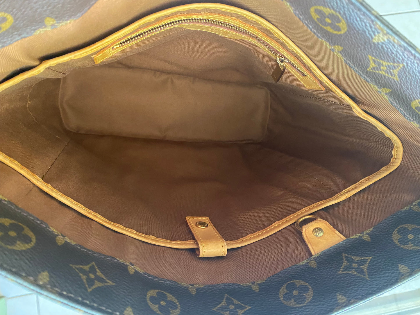 Louis Vuitton Vavin Shoulder Bag GM Brown Canvas