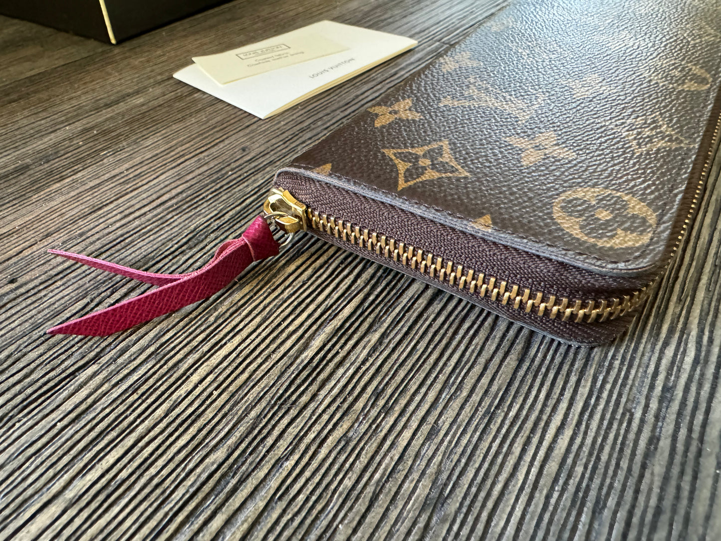 Louis Vuitton Clémence Monogram Women's Wallet - Fuchsia M60742