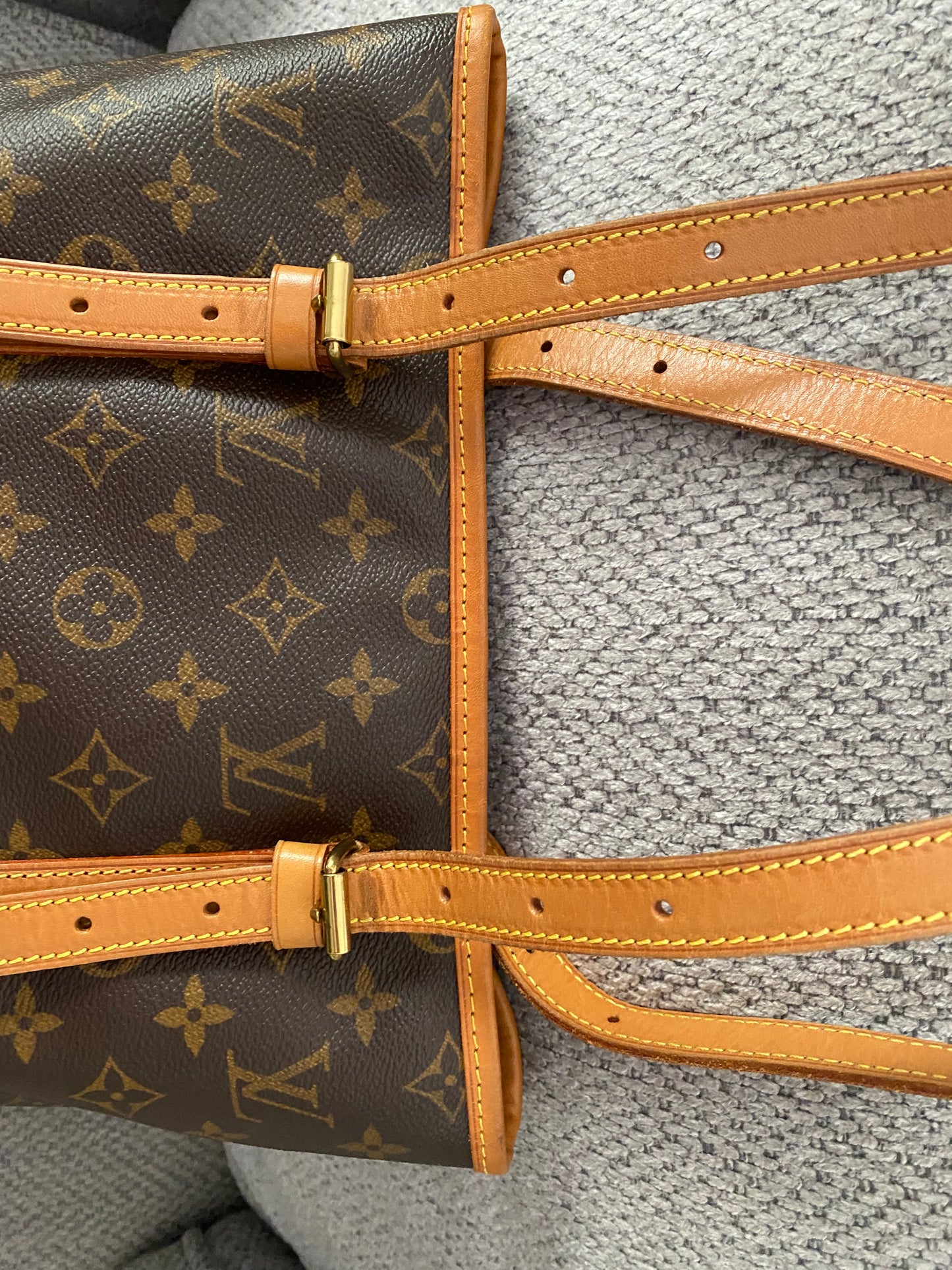 Louis Vuitton LV Tote Bucket bag GM Brown Monogram