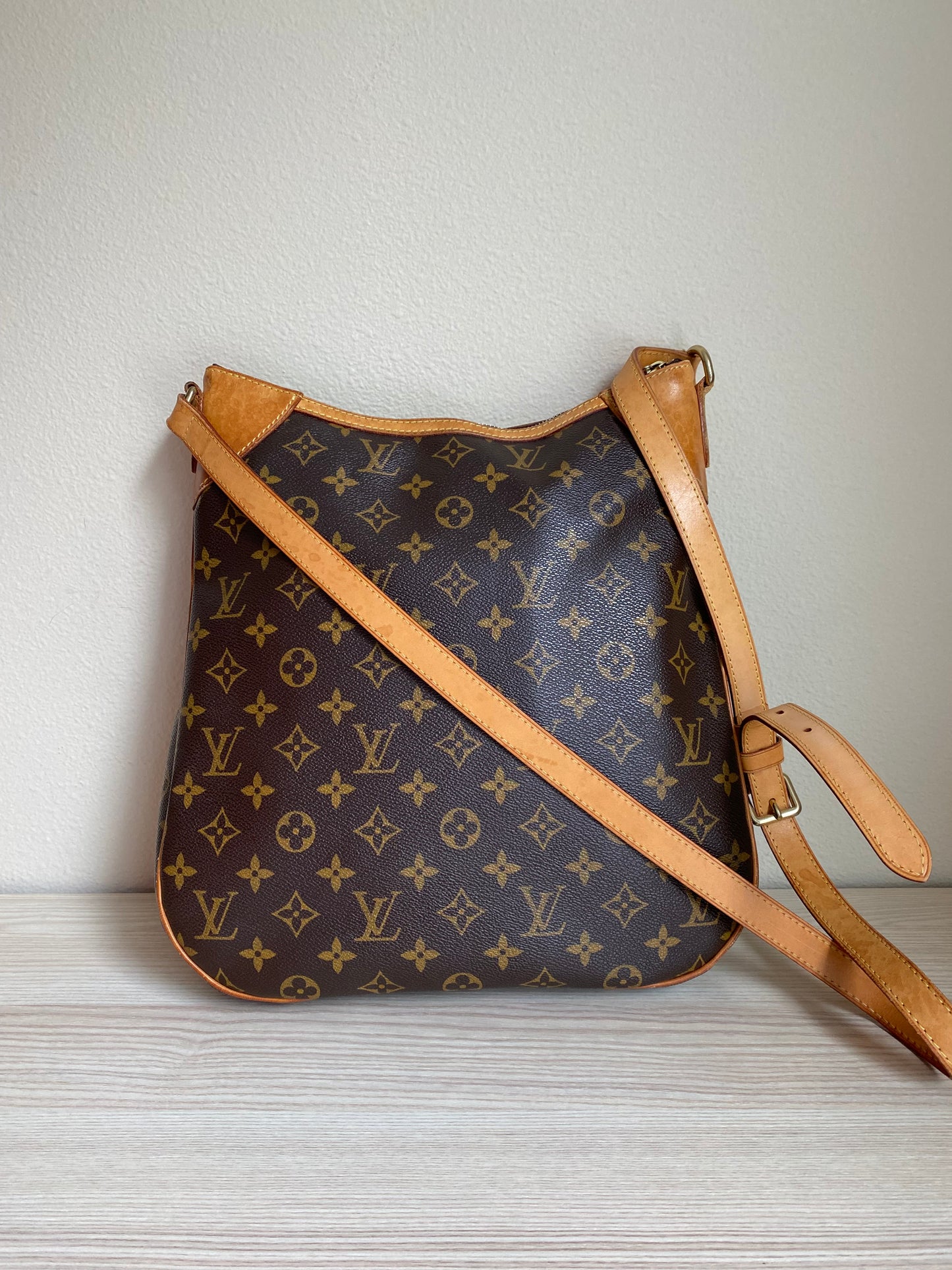 Louis Vuitton Odeon Shoulder Bag PM Brown Canvas