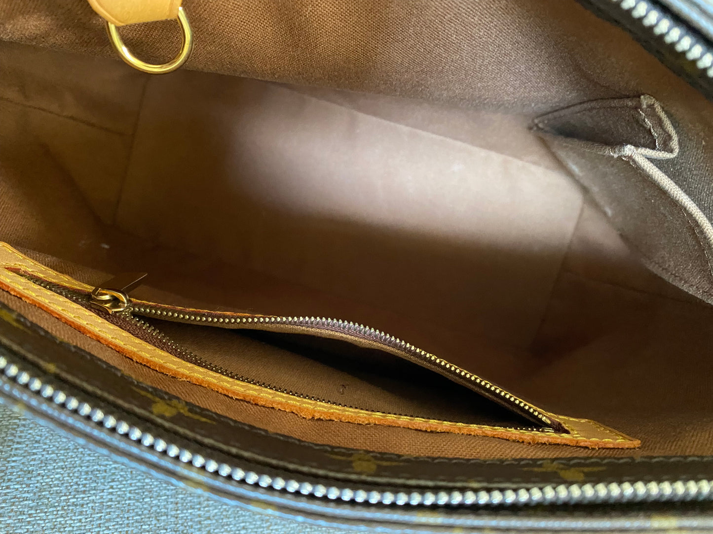 Louis Vuitton Cabas Piano Tote Brown Monogram Canvas