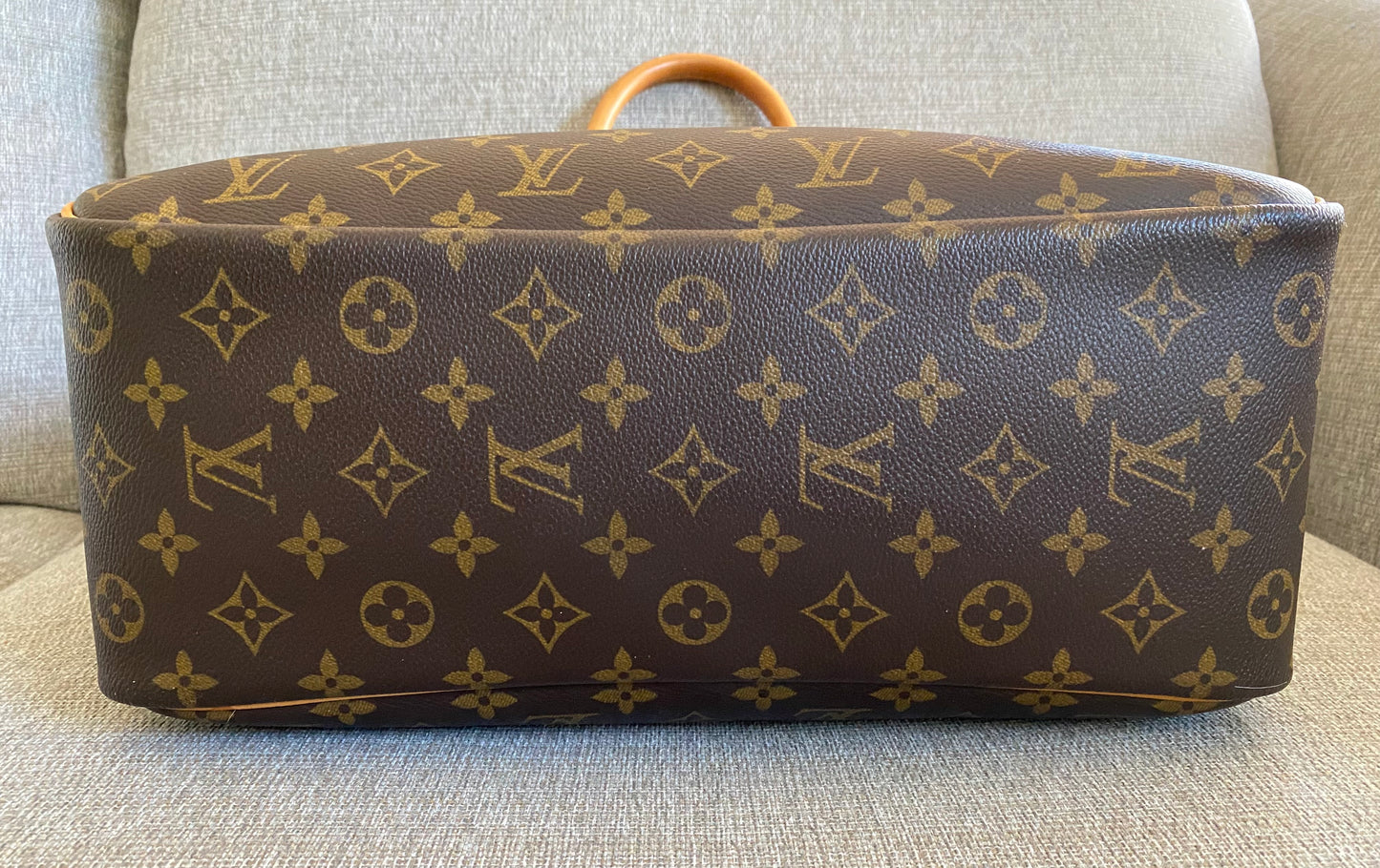 Louis Vuitton Deauville Brown Monogram Travel Everyday Handbag