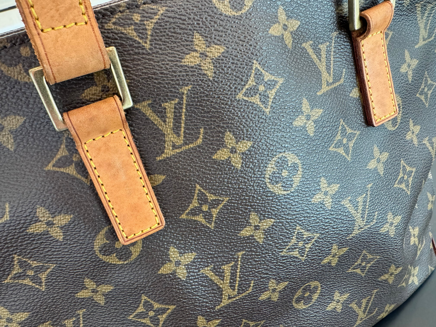 Louis Vuitton Cabas Piano Tote Brown Monogram Canvas
