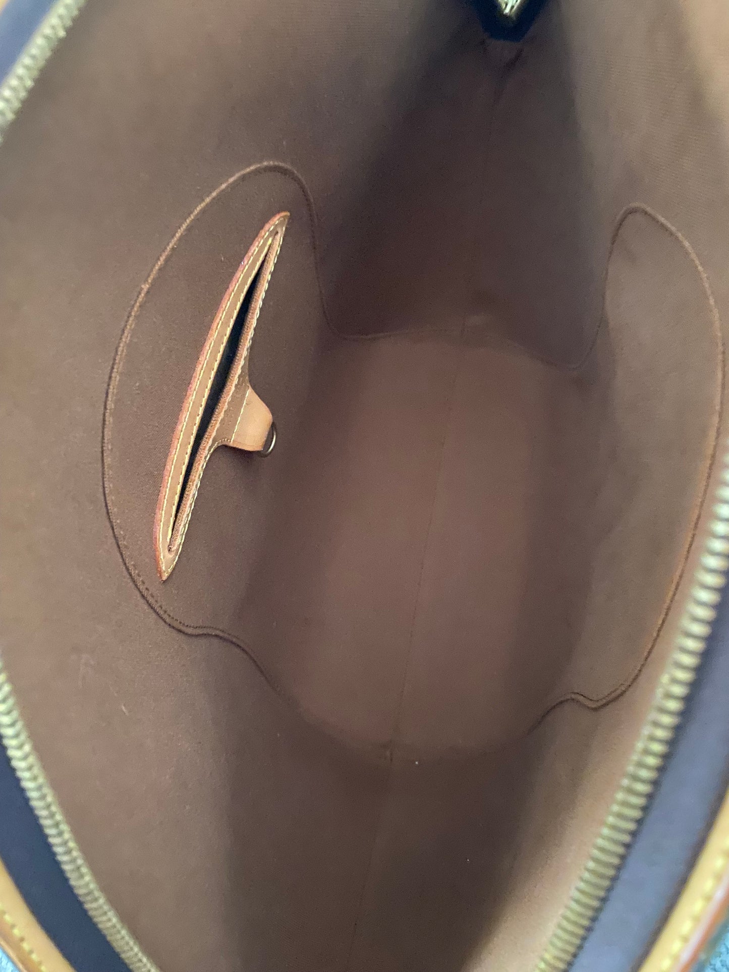 Louis Vuitton Ellipse GM Shoulder Bag Brown Canvas