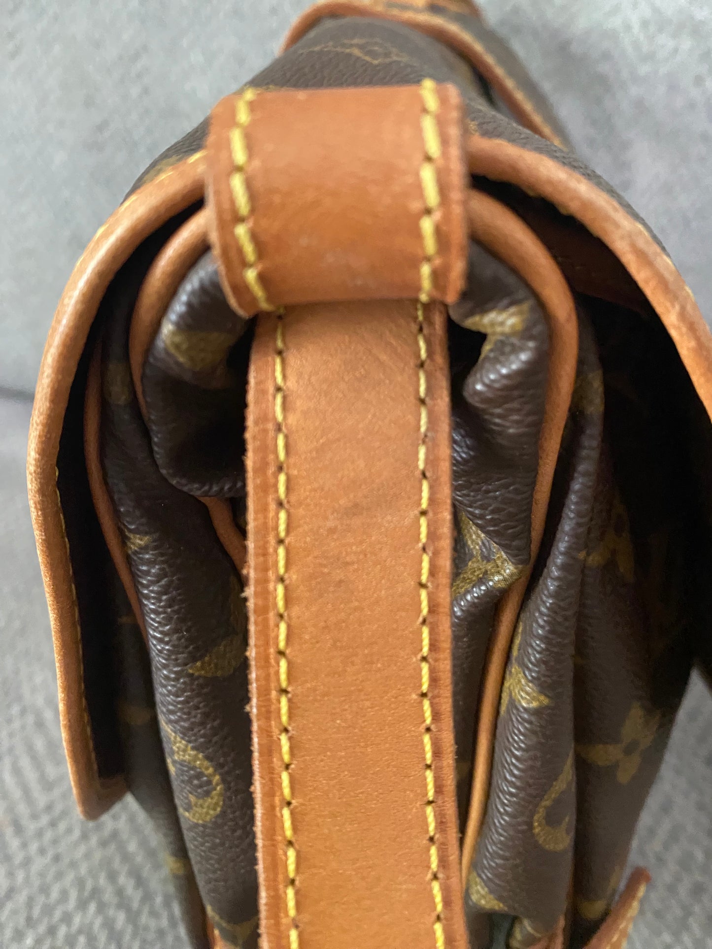 Louis Vuitton Saumur Shoulder Bag 30 Brown Monogram Canvas