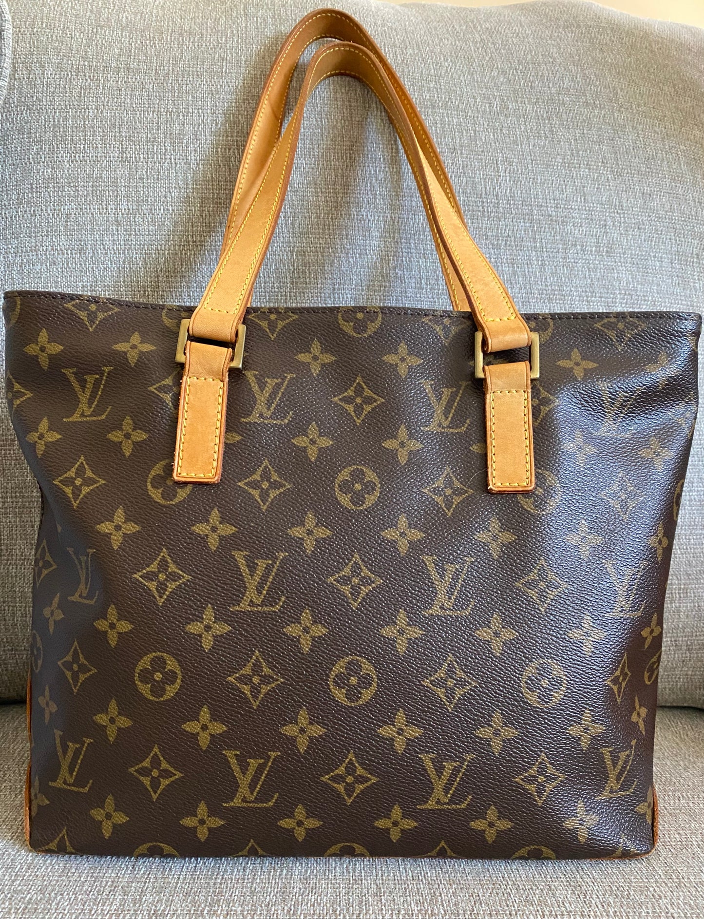Louis Vuitton Cabas Piano Tote Brown Monogram Canvas