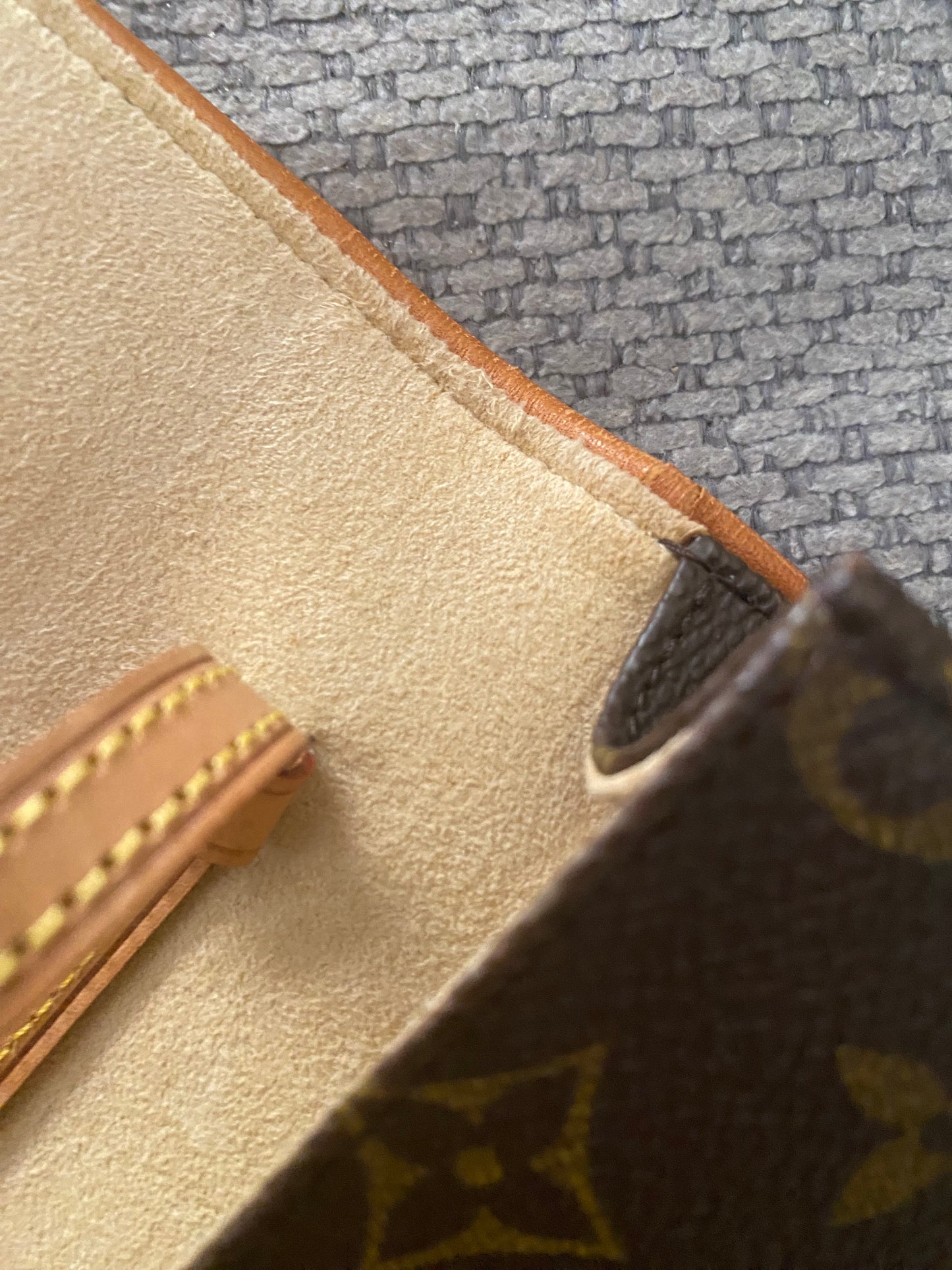 LOUIS VUITTON Pochette Twin GM 2Way Shoulder Crossbody Bag Brown Monogram Canvas