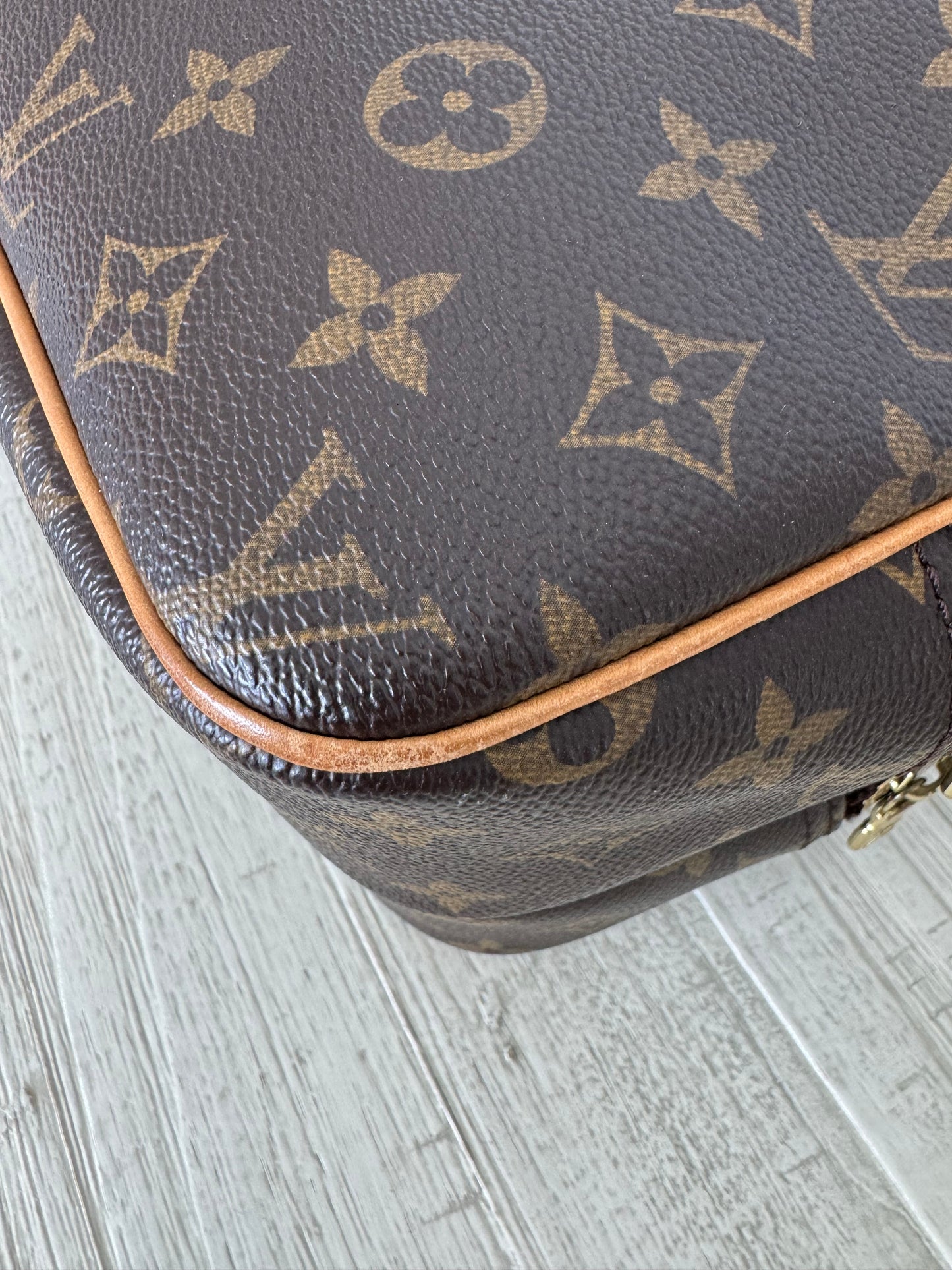 Louis Vuitton LV Reporter PM Crossbody Messenger Bag Brown Monogram
