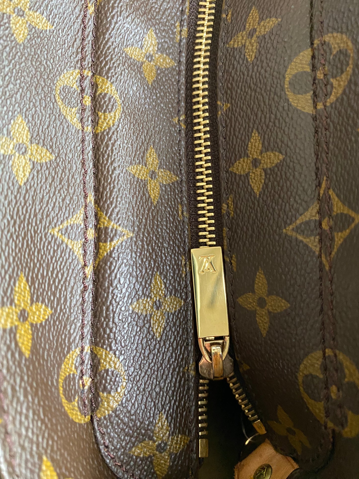Louis Vuitton Luco Monogram Canvas Tote Handbag Brown