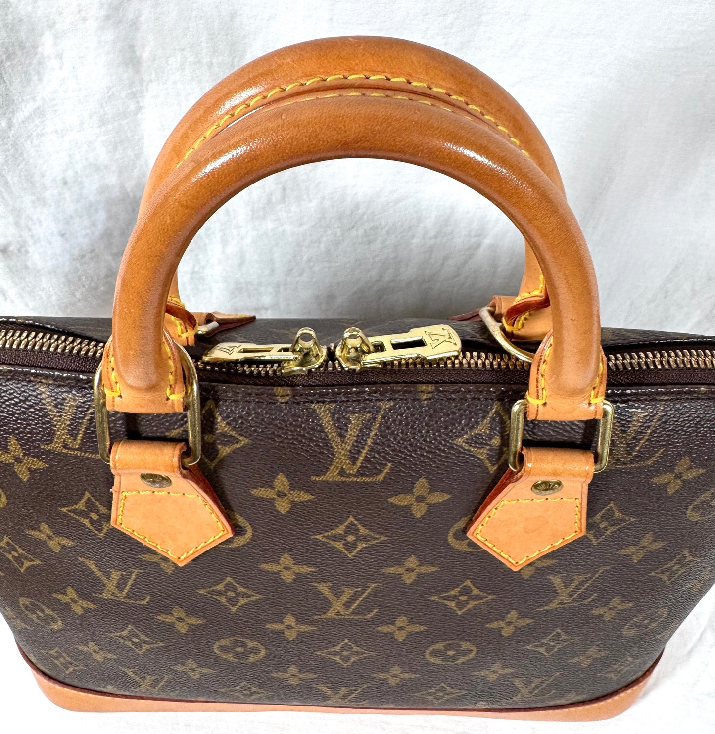 Louis Vuitton Alma Bag Brown Monogram Canvas
