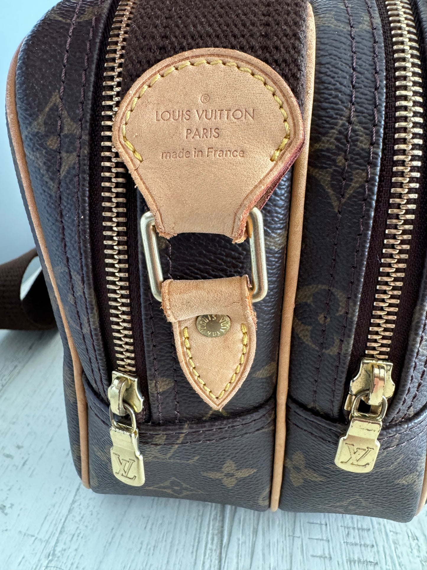 Louis Vuitton LV Reporter PM Crossbody Messenger Bag Brown Monogram