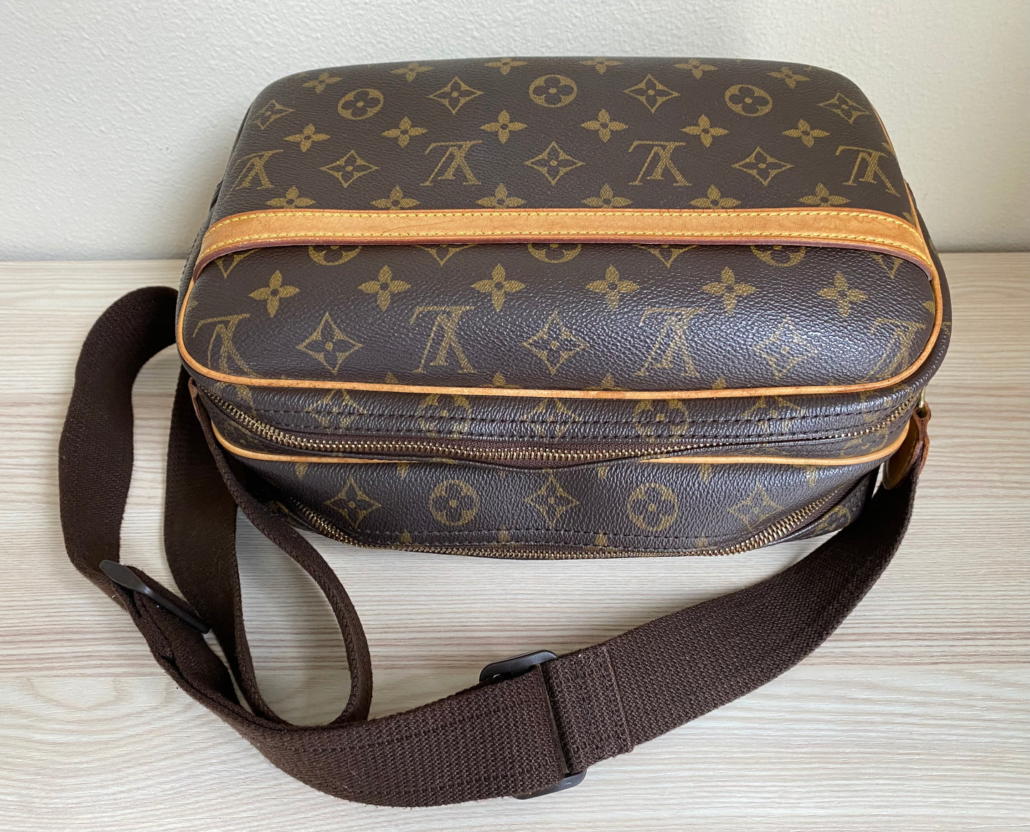 Louis Vuitton LV Reporter PM Crossbody Messenger Bag Brown Monogram