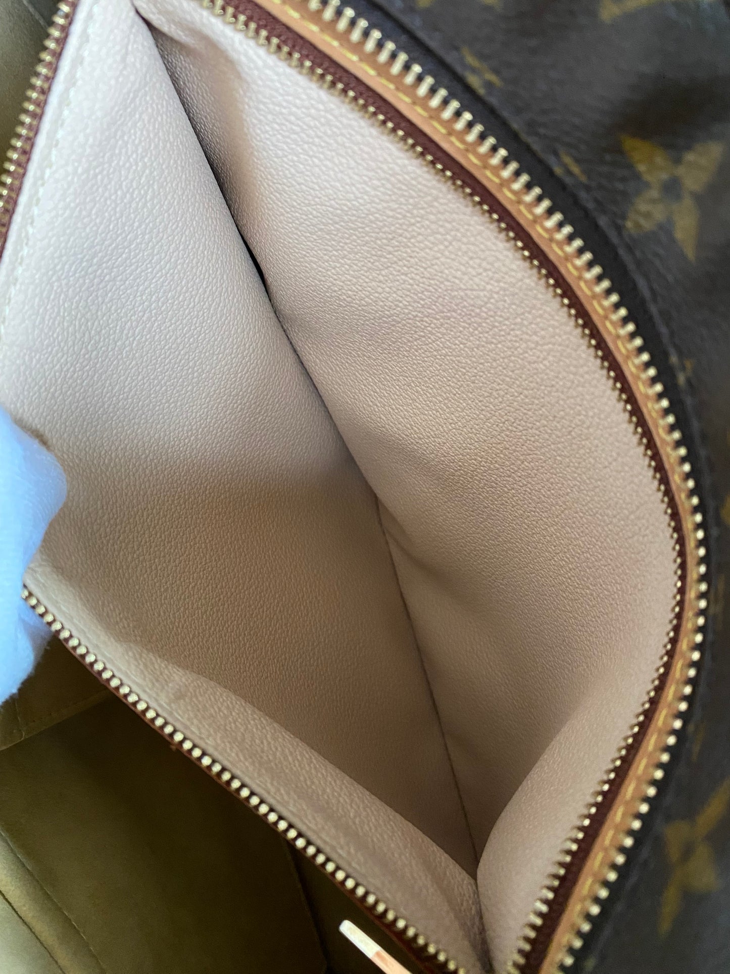 Louis Vuitton Luco Monogram Canvas Tote Handbag Brown