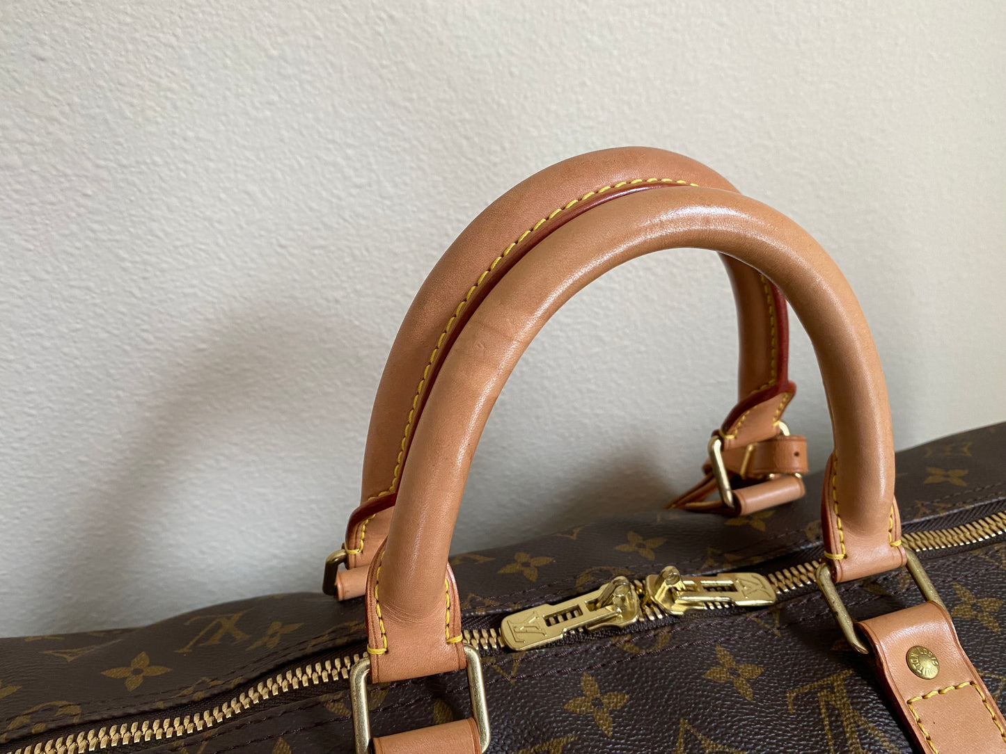 LOUIS VUITTON LV Keepall 50 Brown Monogram Duffle Travel Bag
