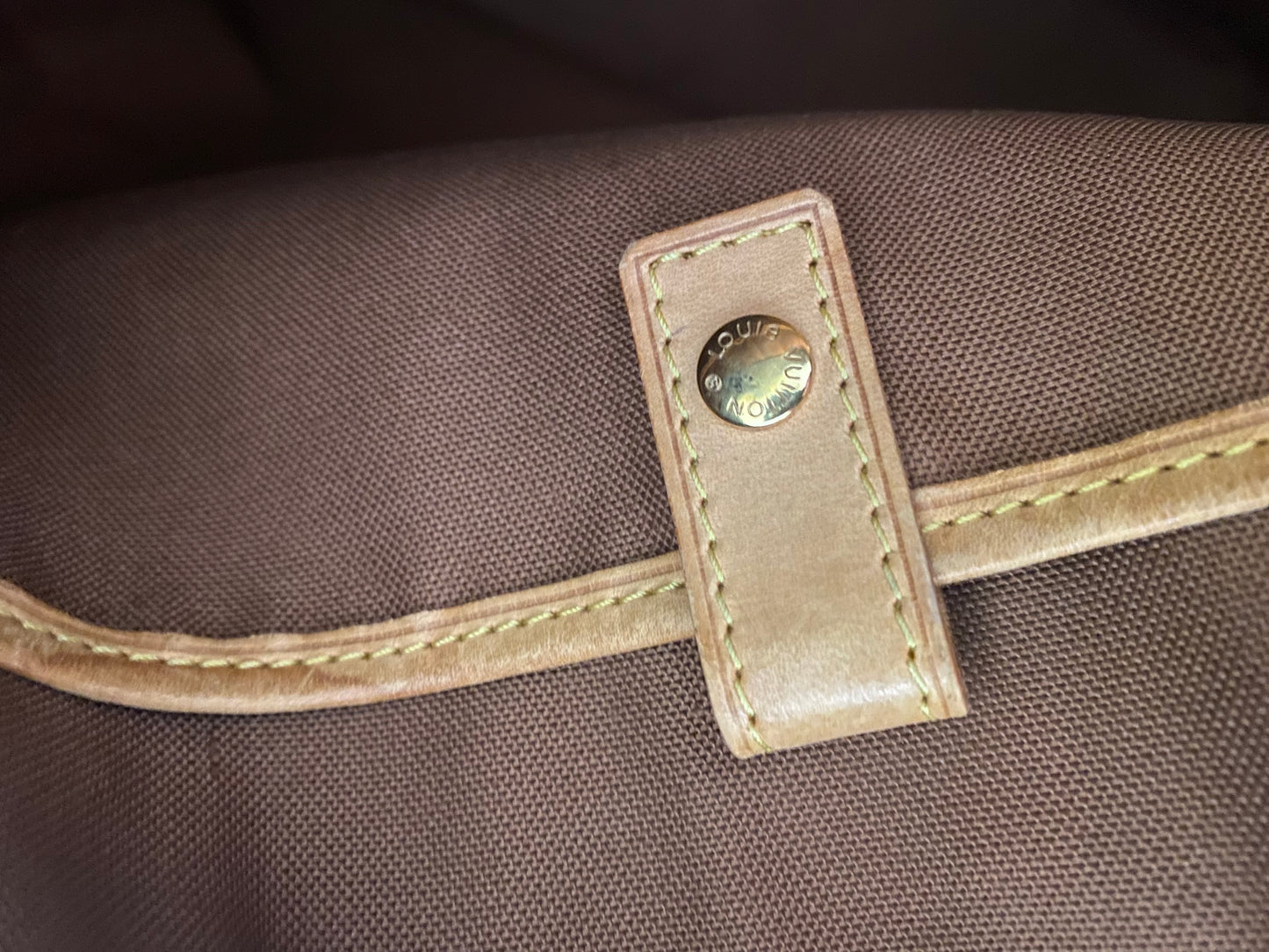 Louis Vuitton Vavin Shoulder Bag GM Brown Canvas