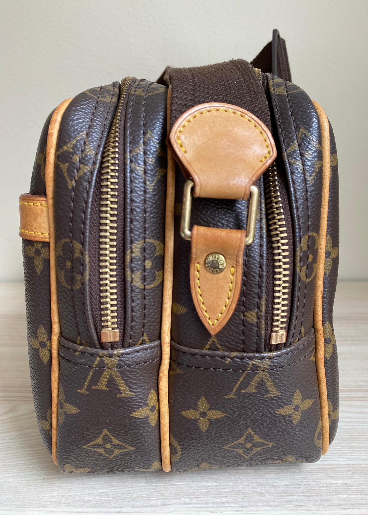 Louis Vuitton LV Reporter PM Crossbody Messenger Bag Brown Monogram