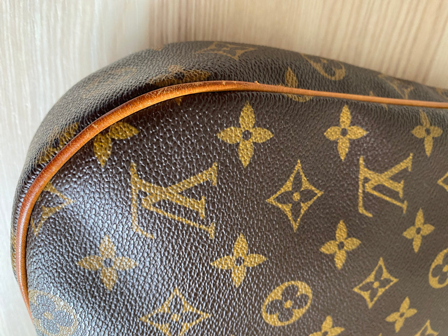 Louis Vuitton Odeon Shoulder Bag PM Brown Canvas