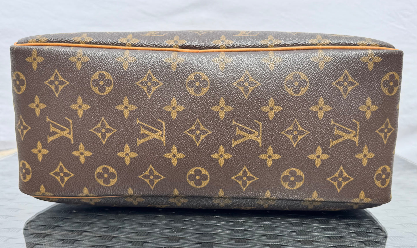 Louis Vuitton Deauville Bowling Vanity Brown Monogram Canvas