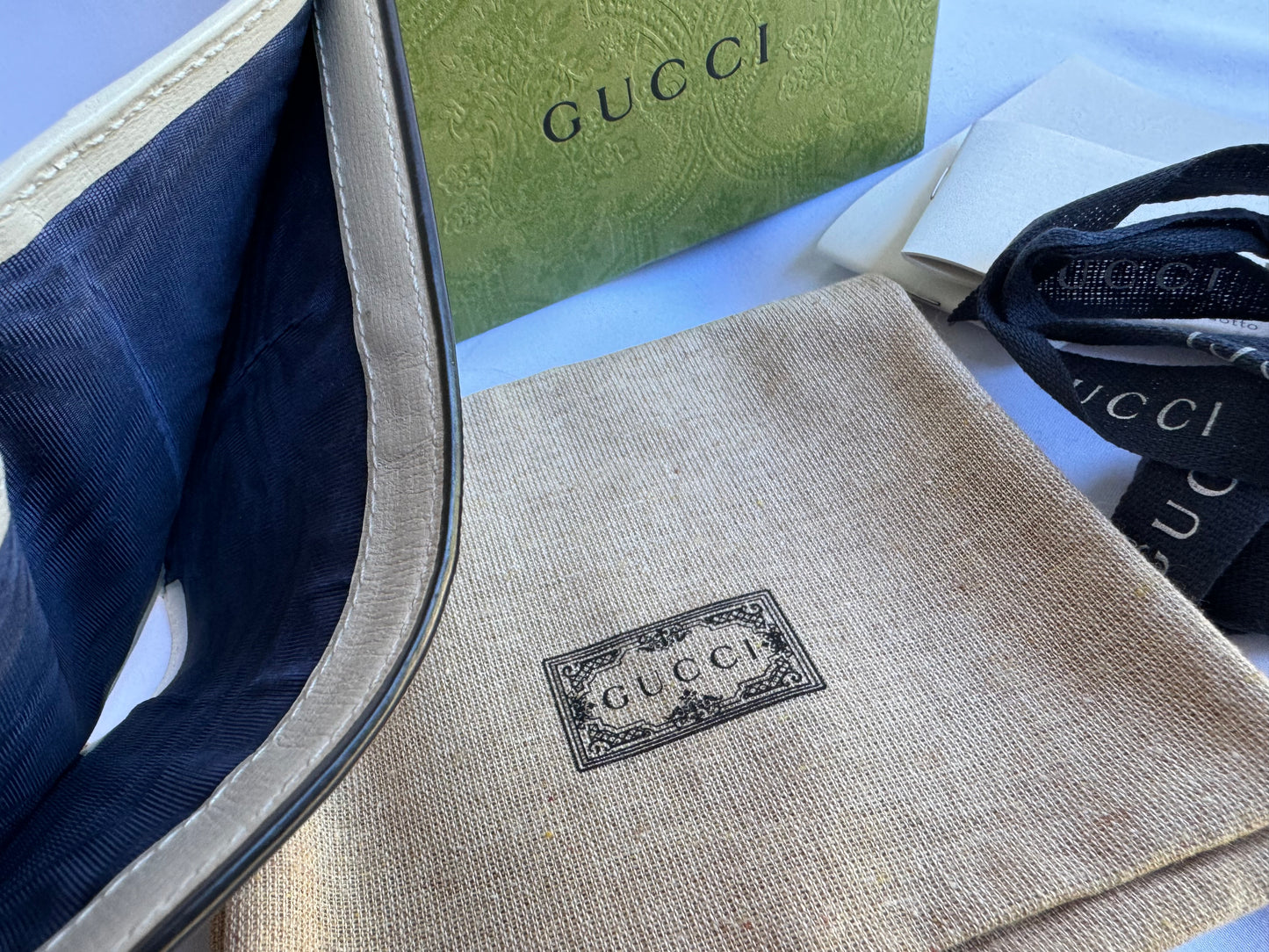 Gucci Jackie 1961 GG Card Case Bifold Wallet