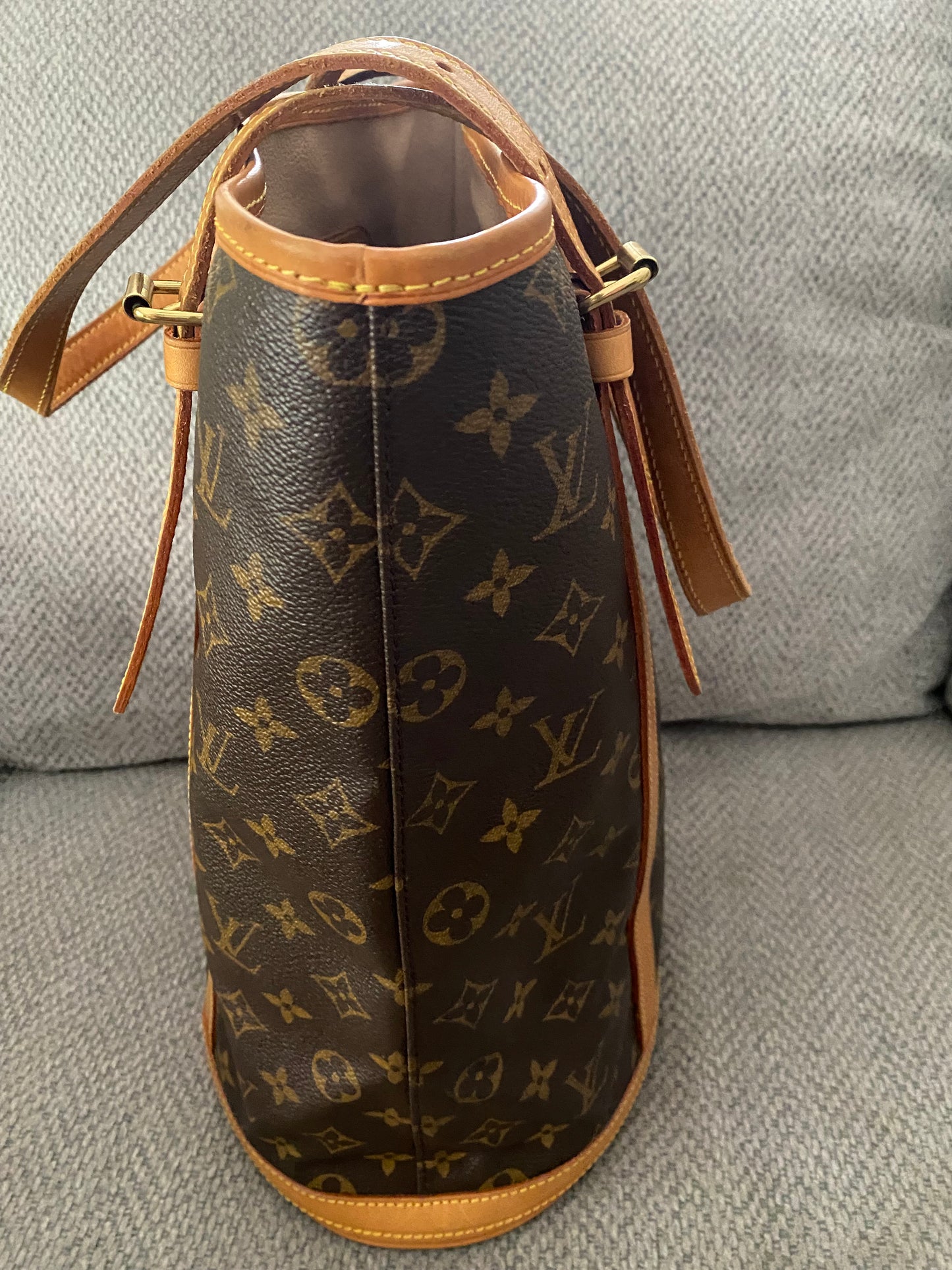 Louis Vuitton LV Tote Bucket bag GM Brown Monogram