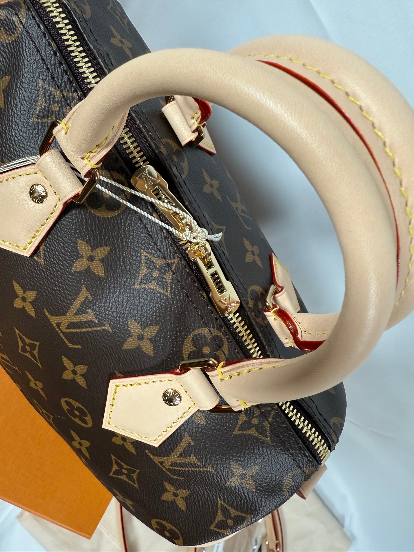 Louis Vuitton Speedy 25 Bandouliere Shoulder Bag Brown Canvas