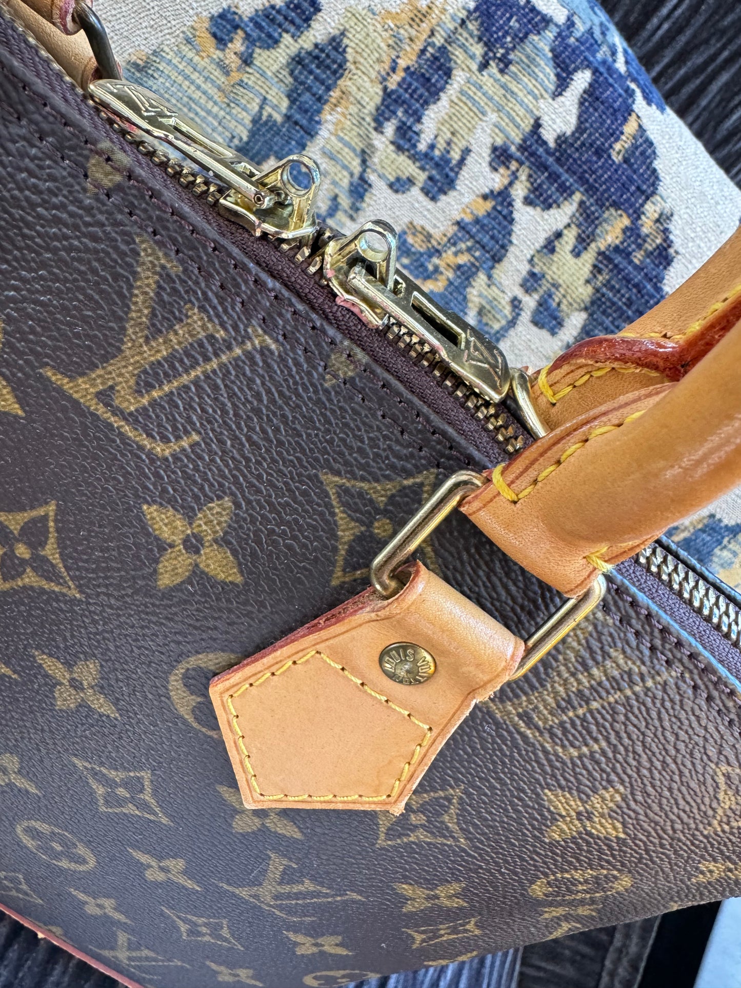 Louis Vuitton Alma PM Hand Bag Brown Monogram Canvas