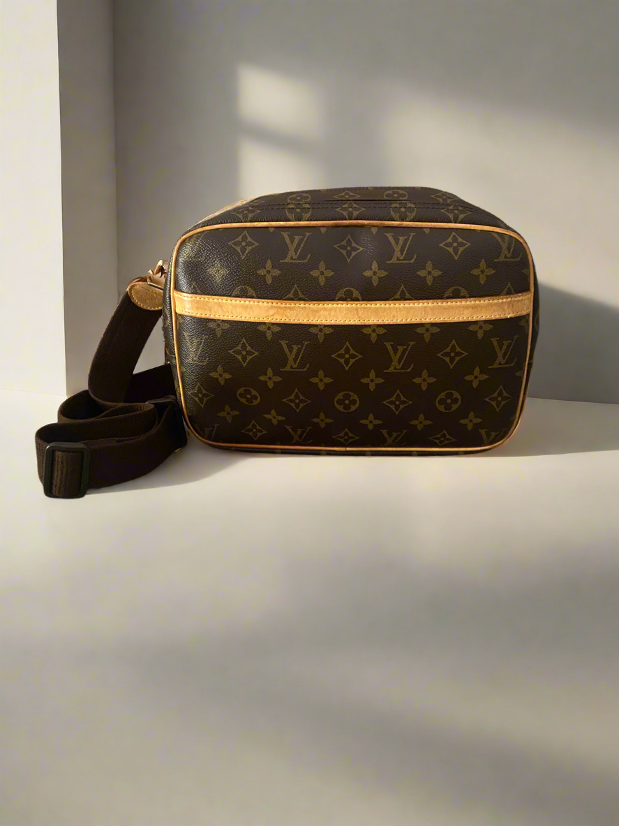 Louis Vuitton Reporter PM Messenger Crossbody Bag Brown Monogram